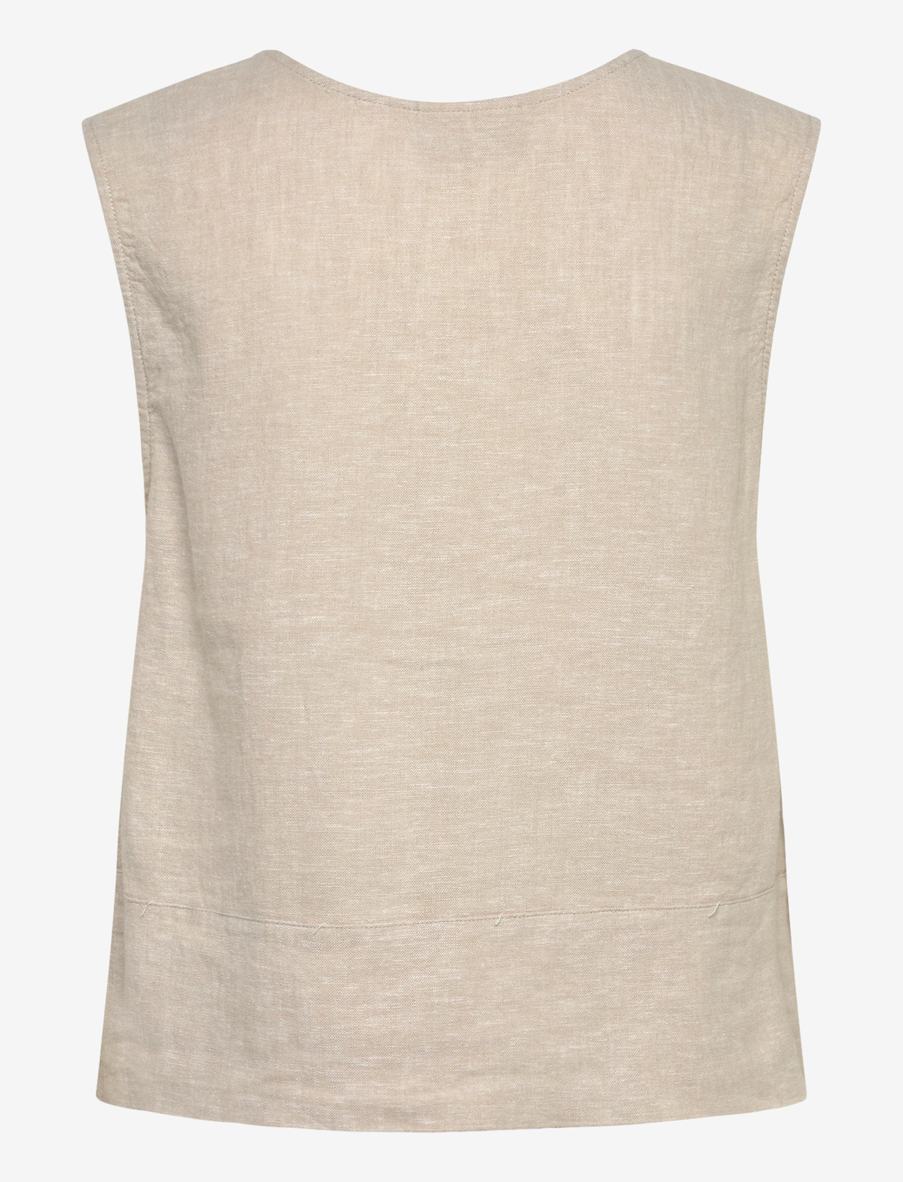 FREE/QUENT - FQLAVA-TOP - sleeveless blouses - moonbeam melange - 1