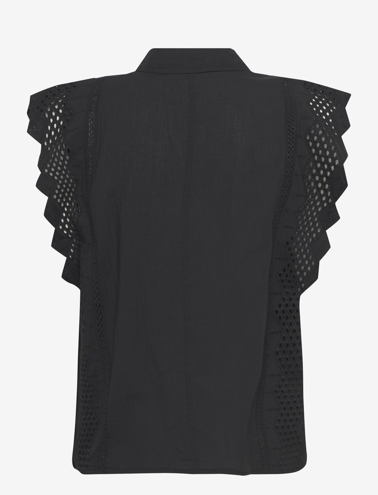 FREE/QUENT - FQBINA-BLOUSE - Ærmeløse bluser - black - 1