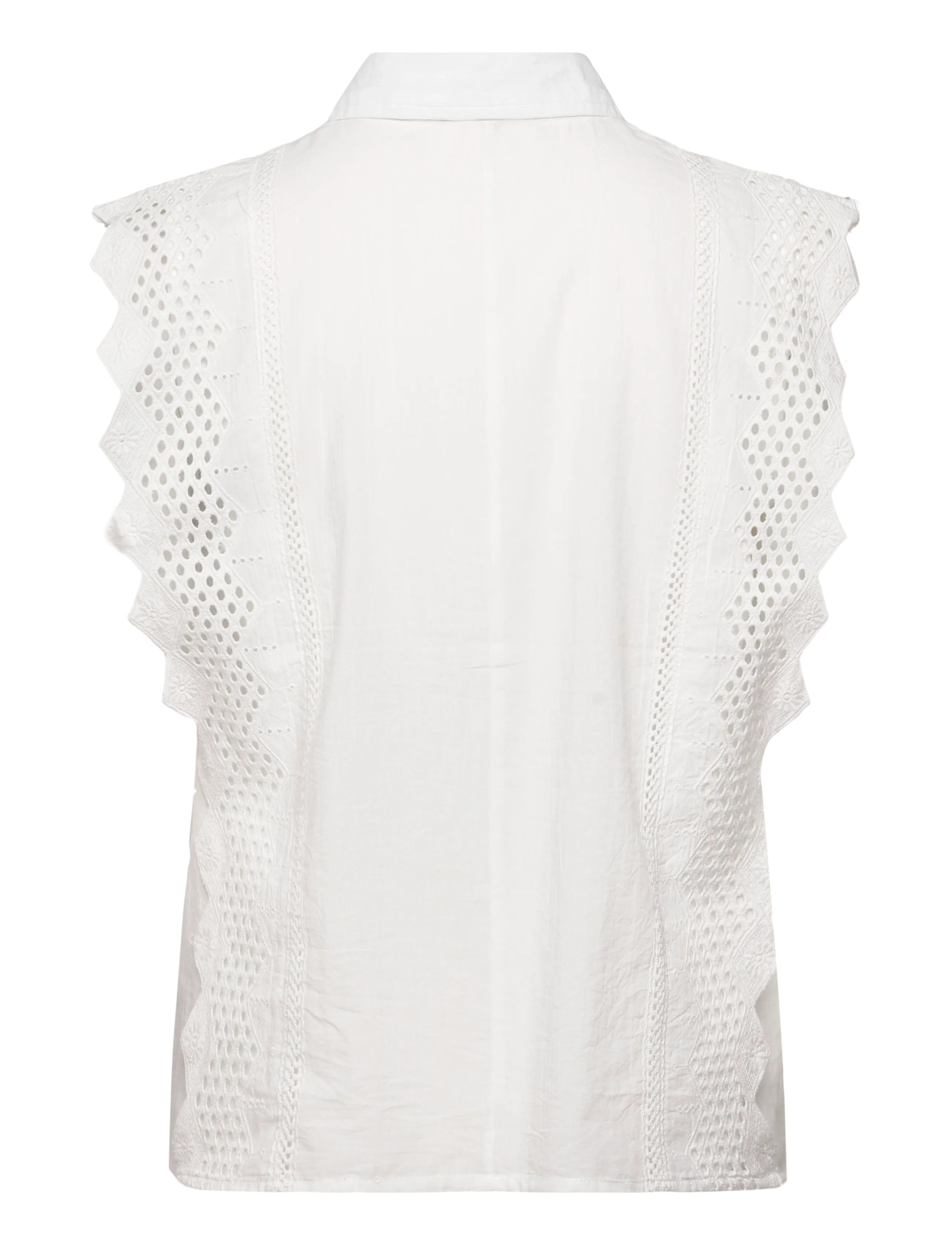 FREE/QUENT - FQBINA-BLOUSE - Ärmlösa blusar - brilliant white - 2