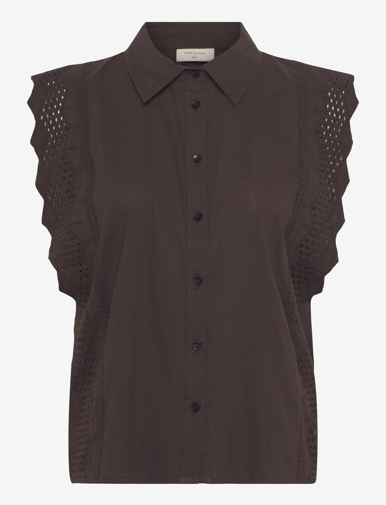 FREE/QUENT - FQBINA-BLOUSE - Ærmeløse bluser - coffee bean - 0