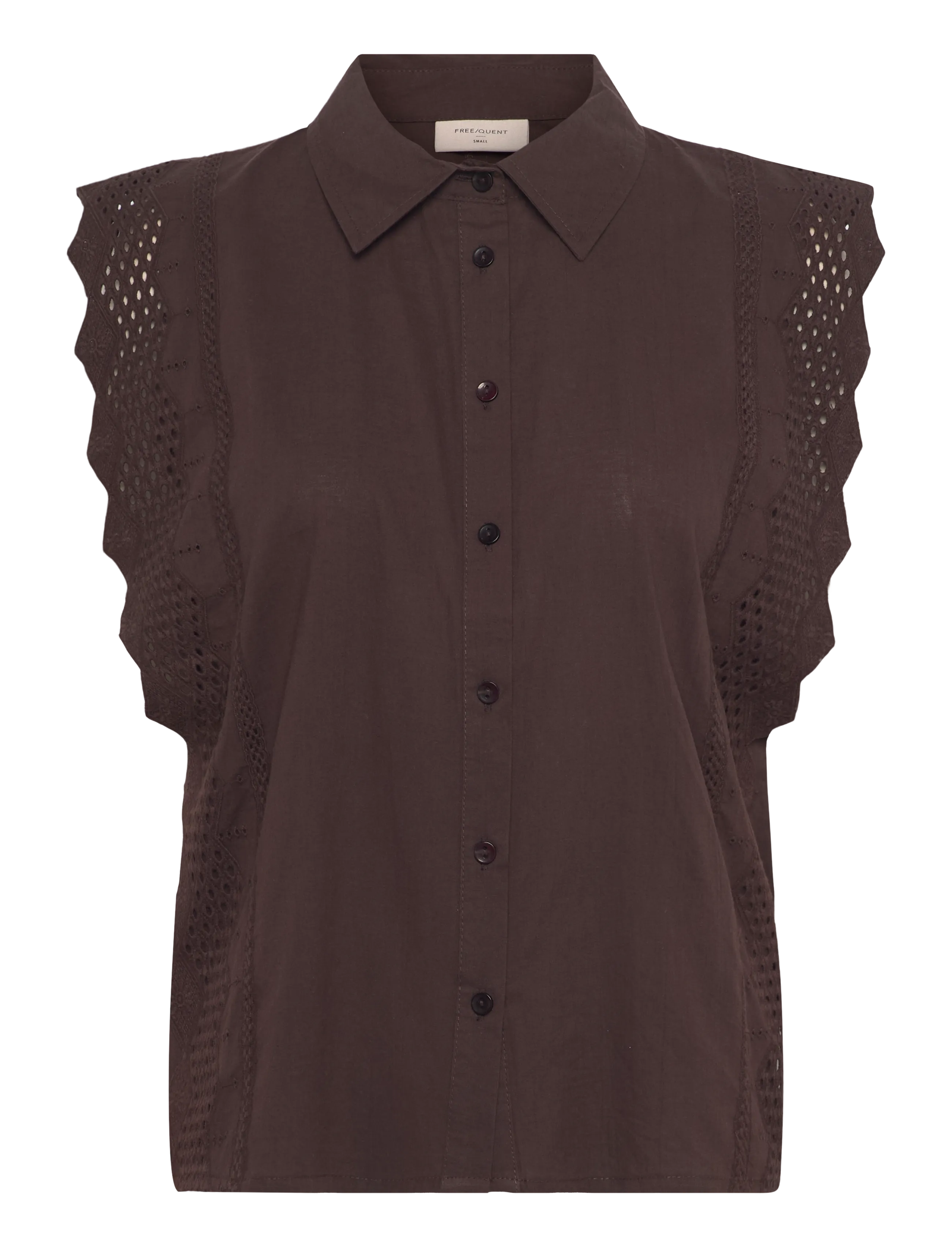 FREE/QUENT FQBINA-BLOUSE - Ærmeløse bluser - COFFEE BEAN / brown