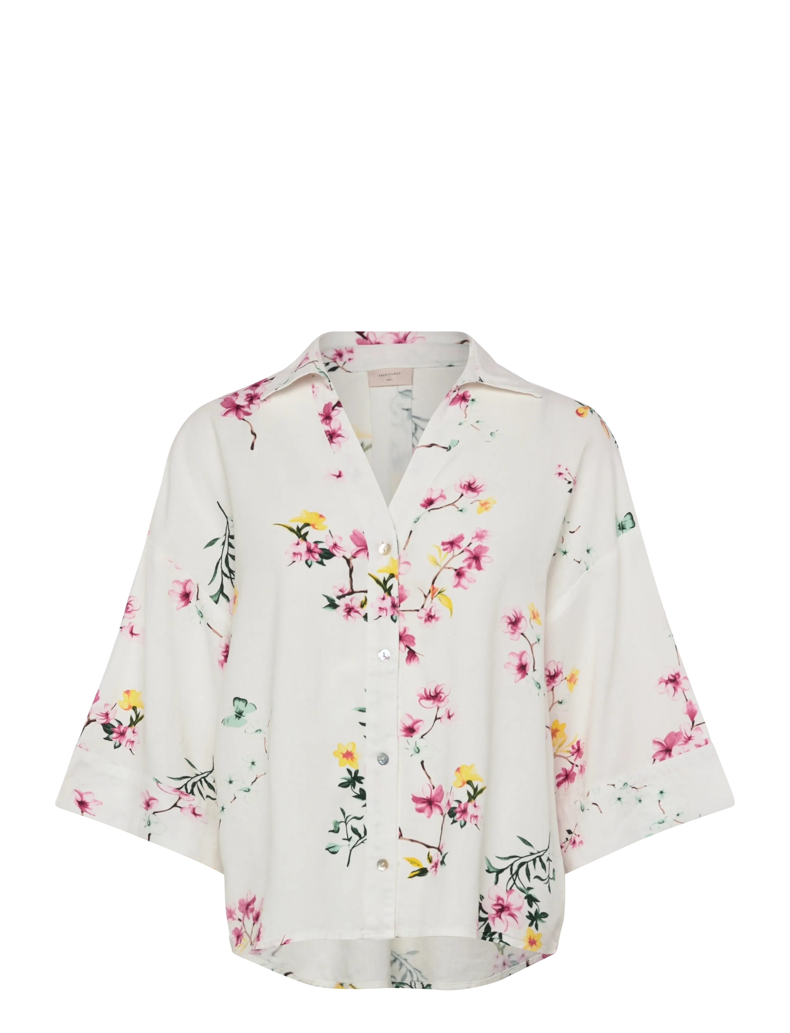 FREE/QUENT FQLAVISCO-SHIRT - Neue Artikel - STAR OFF-WHITE W. BALLERINA / white