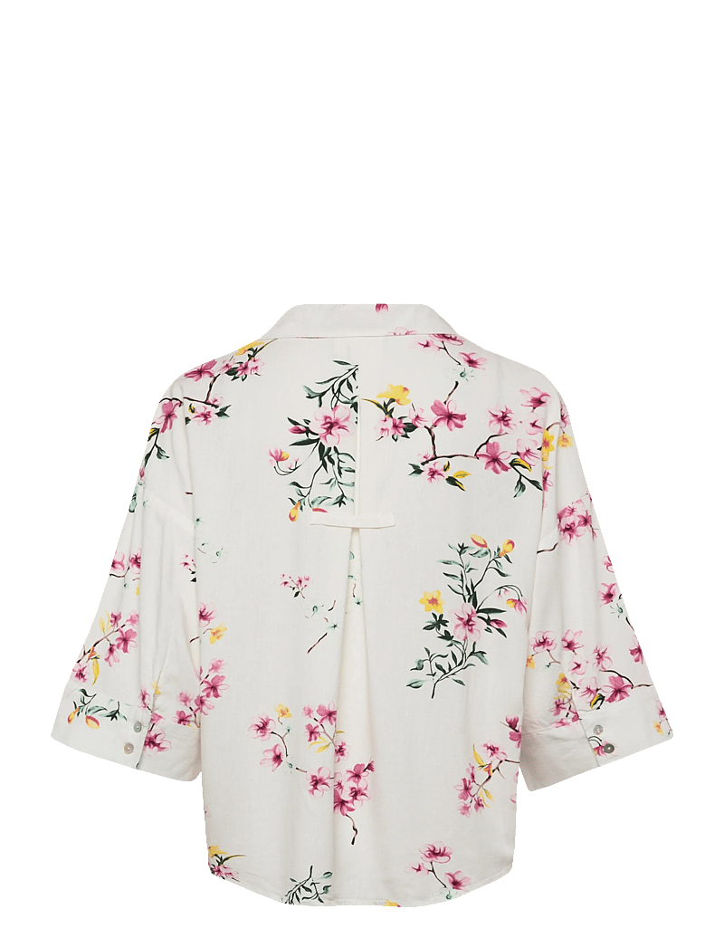 FREE/QUENT - FQLAVISCO-SHIRT - kortærmede skjorter - star off-white w. ballerina - 1