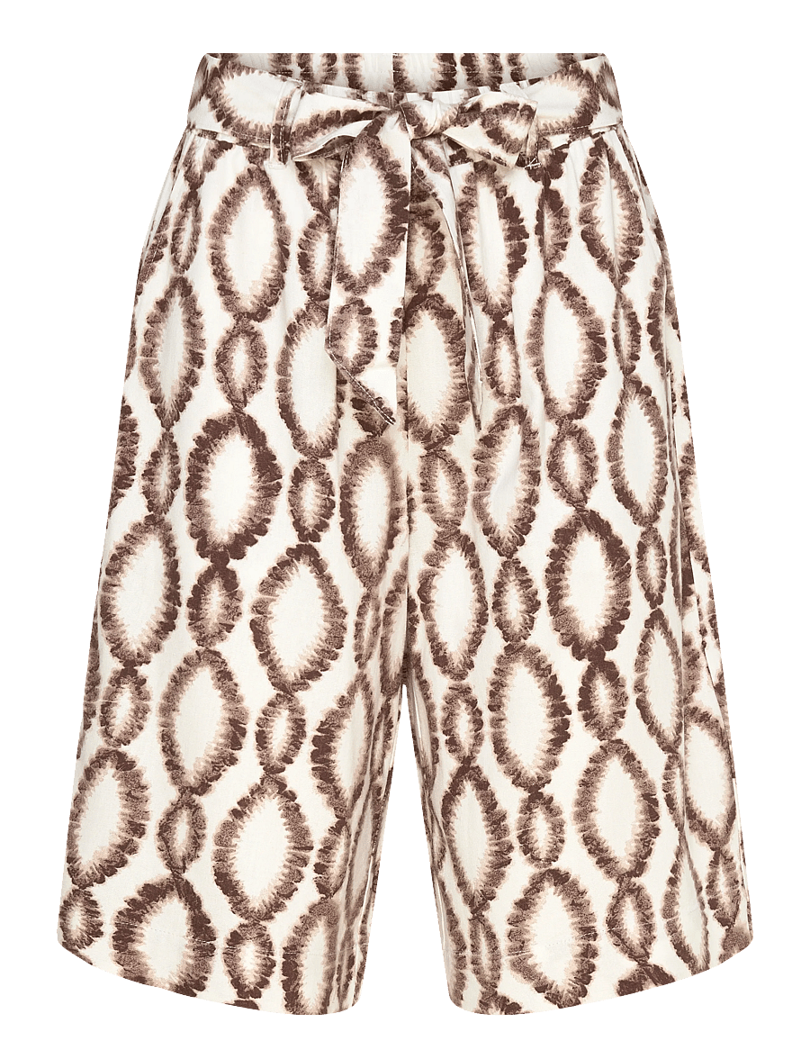 FREE/QUENT - FQLAVISCO-BERMUDA - bermudashorts - brilliant white w. coffee bean - 1