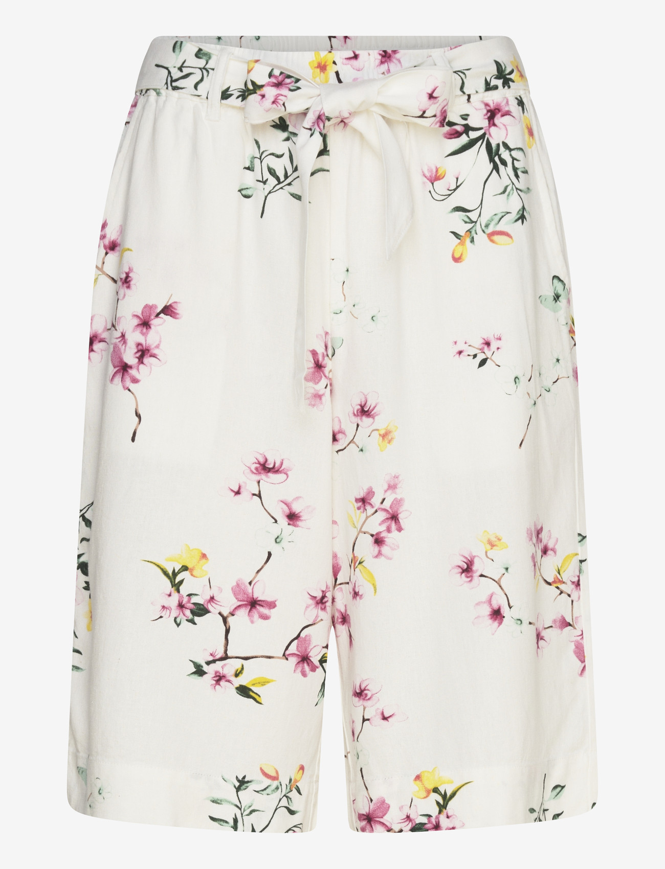 FREE/QUENT - FQLAVISCO-BERMUDA - hørshorts - star off-white w. ballerina - 1