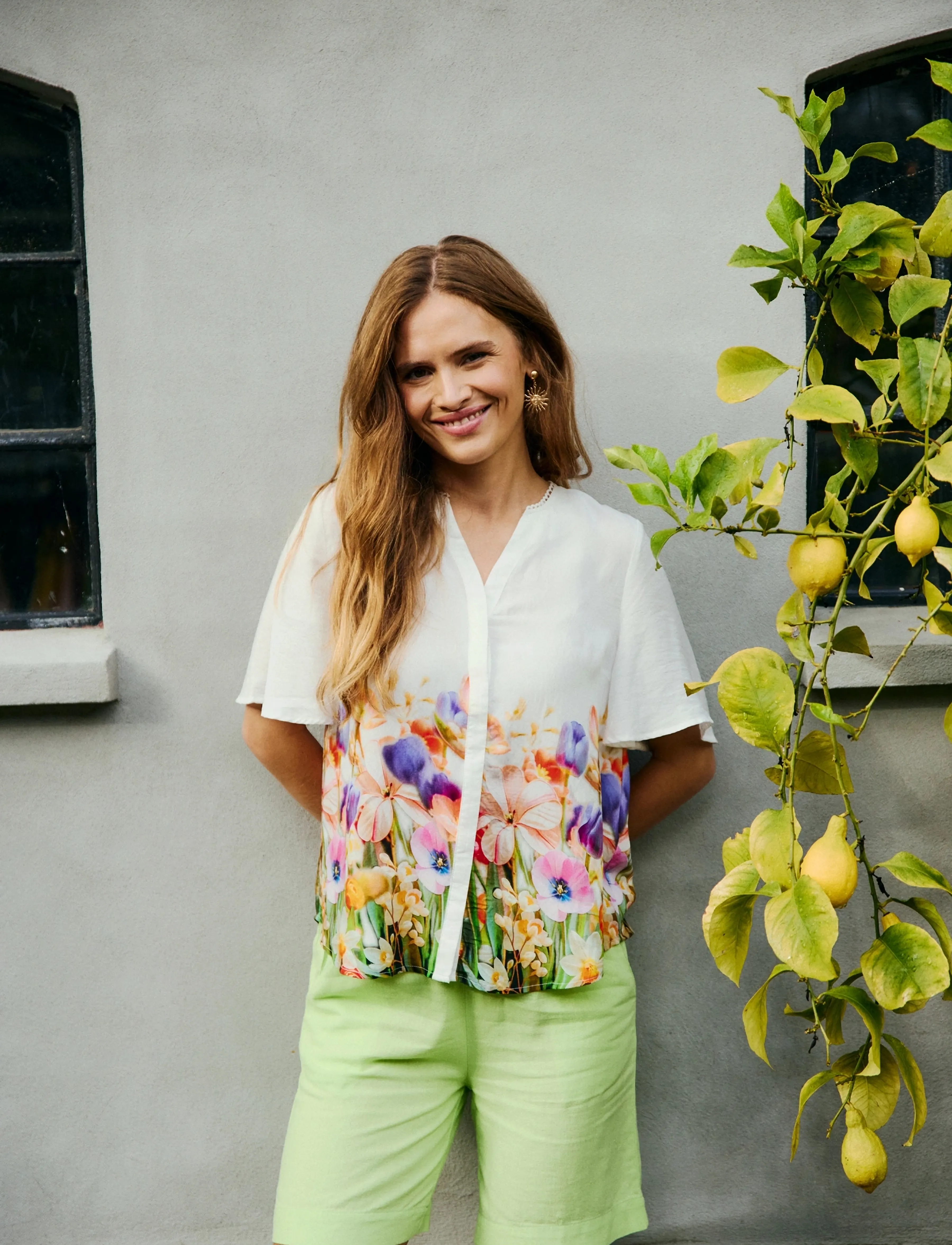FREE/QUENT Fqmaise-Blouse, XS, White, Bluser > Kortærmede, Dame