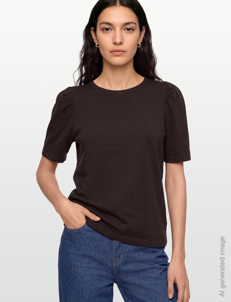FREE/QUENT - FQFENJA-TEE-PUFF - t-shirts - mole - 3