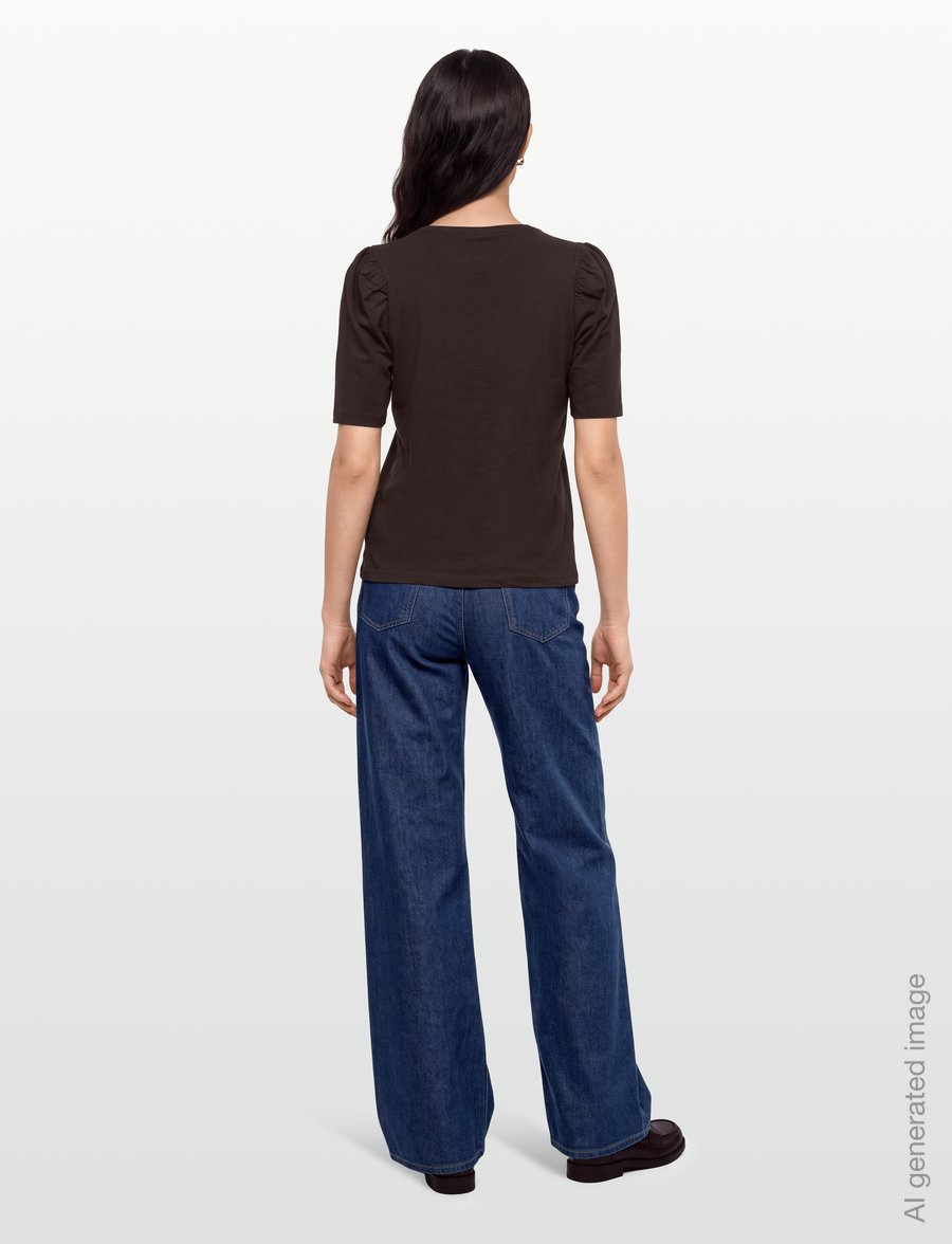 FREE/QUENT - FQFENJA-TEE-PUFF - t-shirts - mole - 4