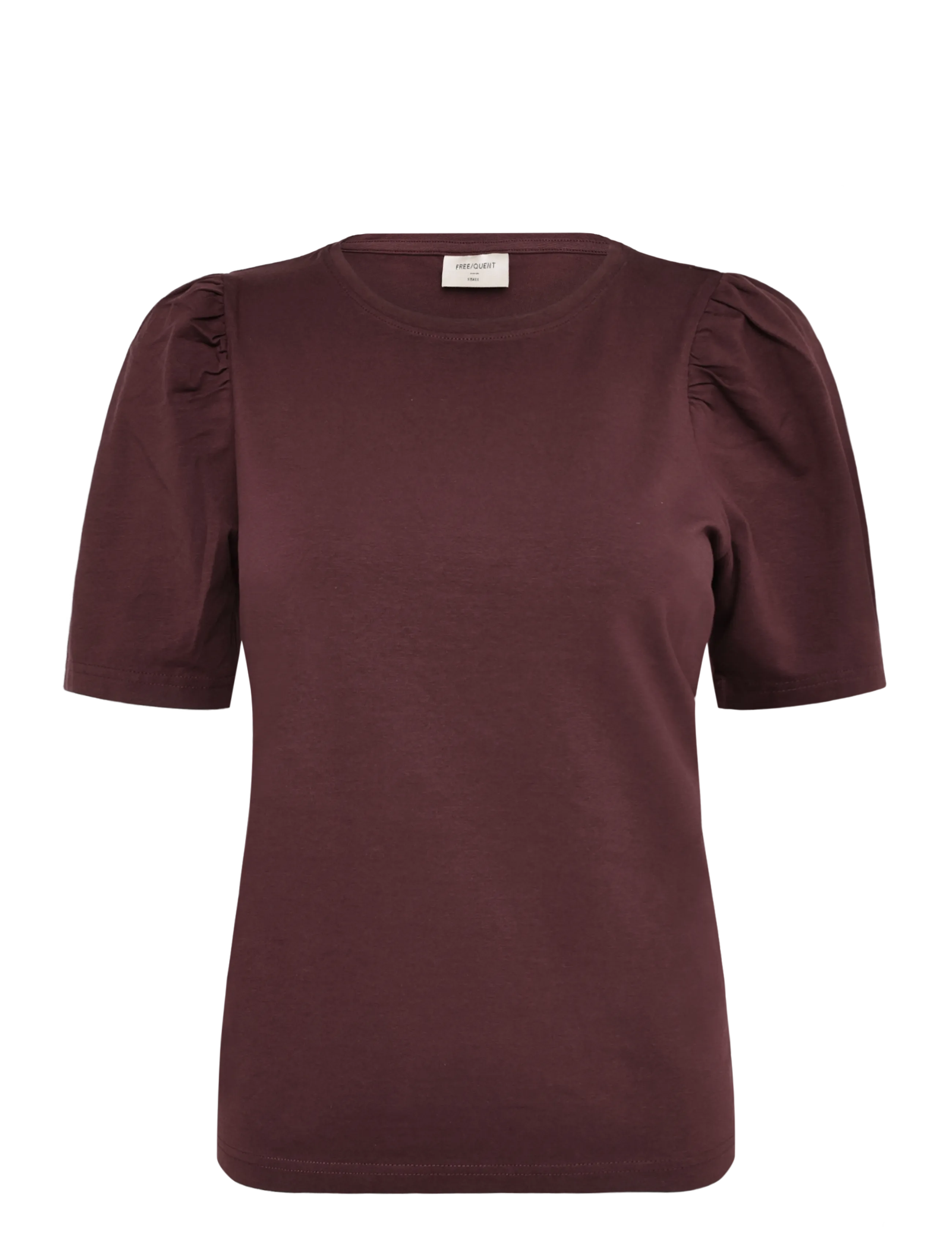 FREE/QUENT FQFENJA-TEE-PUFF - T-shirts - PORT ROYALE / burgundy