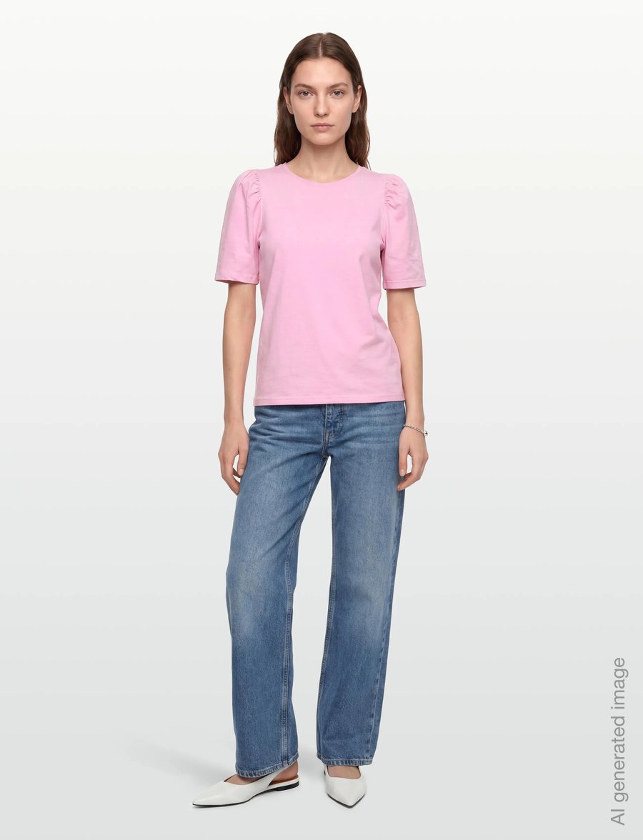 FREE/QUENT - FQFENJA-TEE-PUFF - t-shirts - sweet lilac - 0