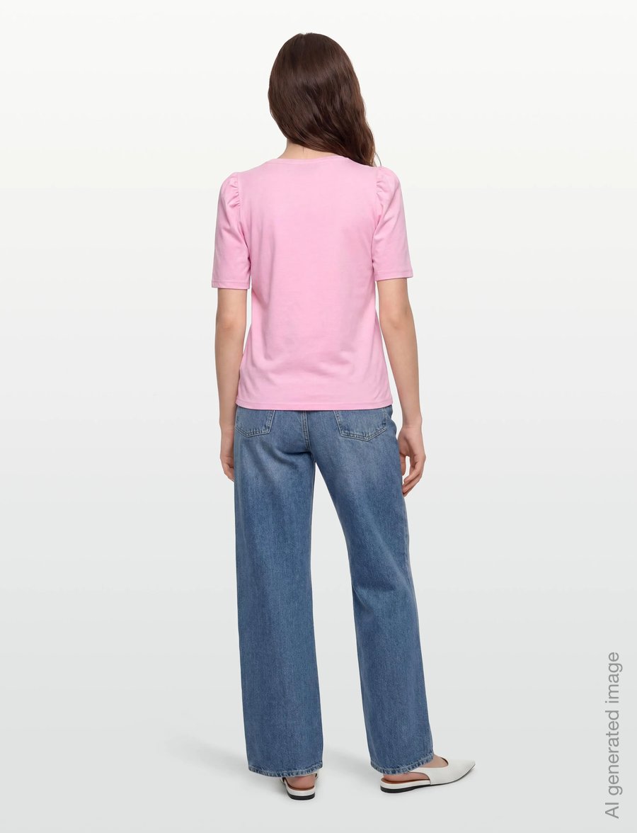 FREE/QUENT - FQFENJA-TEE-PUFF - t-shirts - sweet lilac - 4