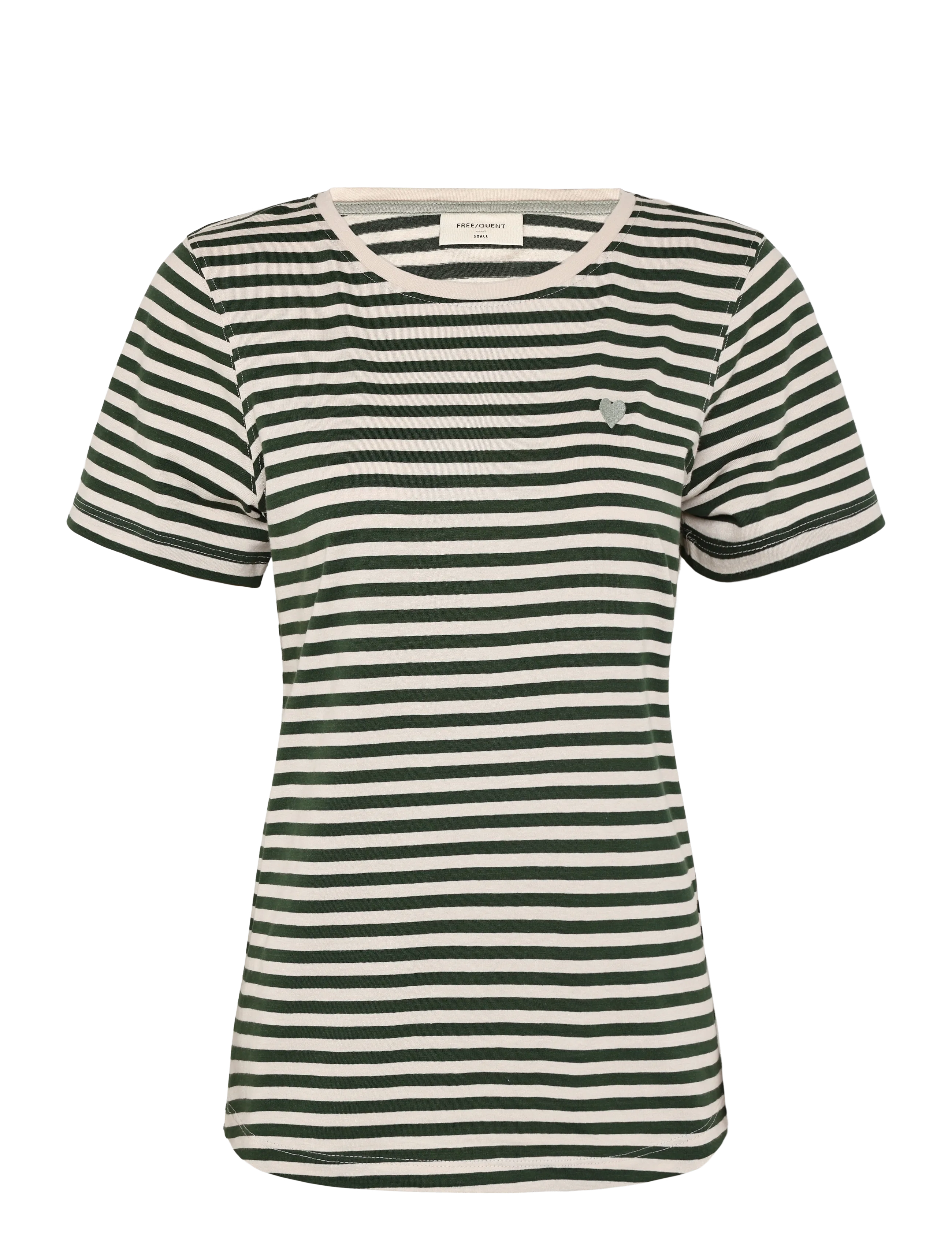 FREE/QUENT Fqmian-Tee, M, Green, T-Shirts & Toppe > Kortærmede, Dame