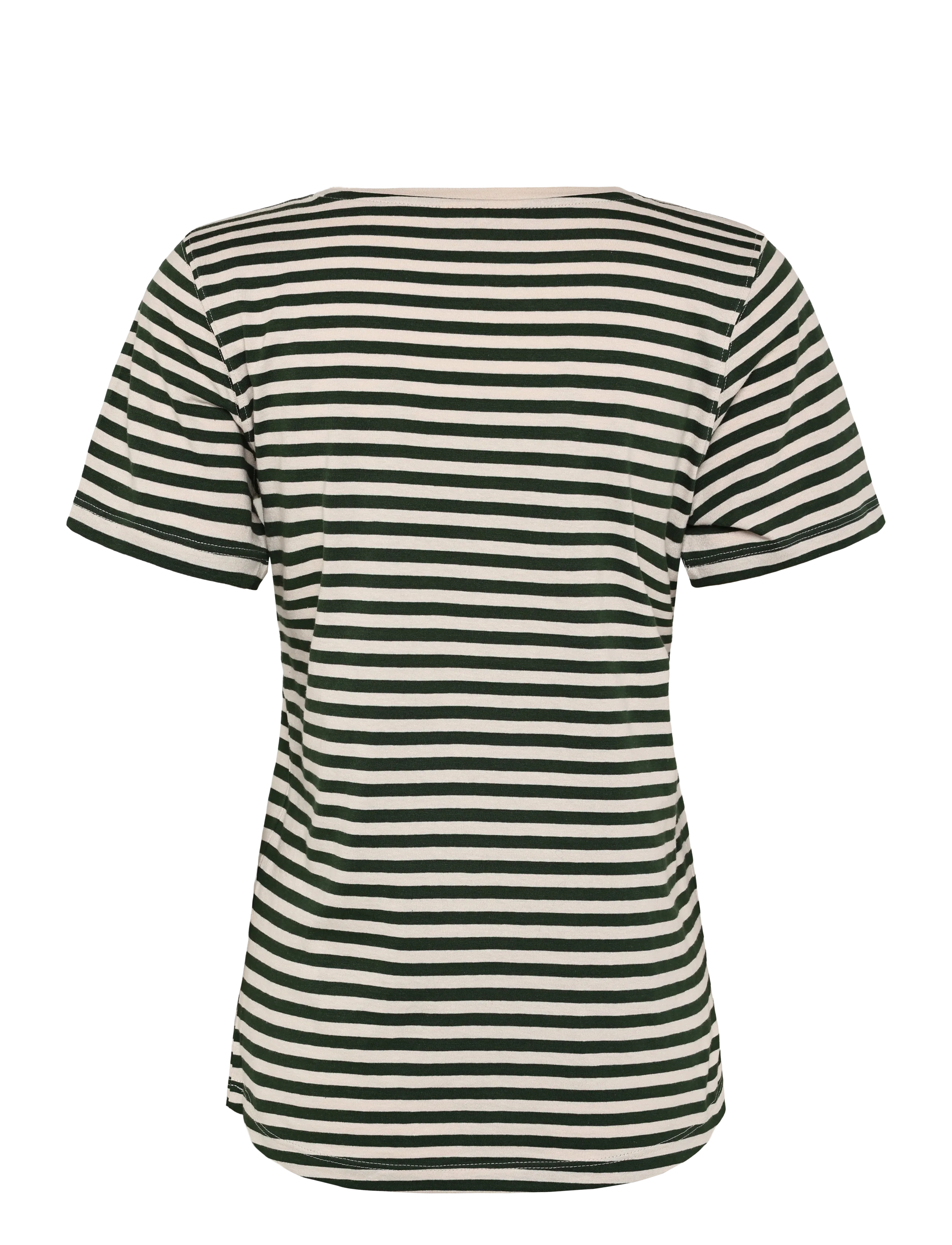FREE/QUENT - FQMIAN-TEE - t-shirts - moonbeam w. deep forest - 1