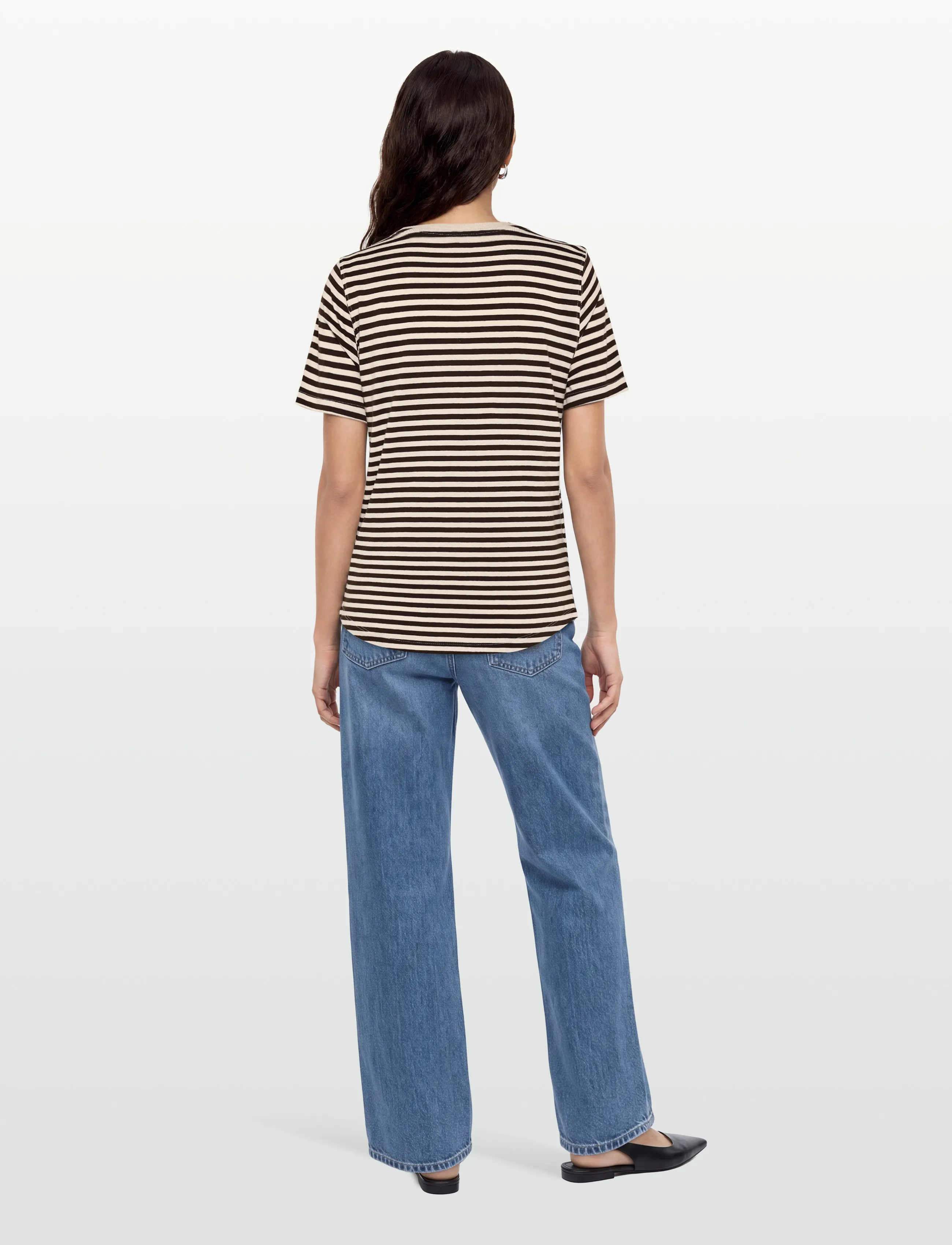 FREE/QUENT - FQMIAN-TEE - t-shirts - moonbeam w. mole - 4