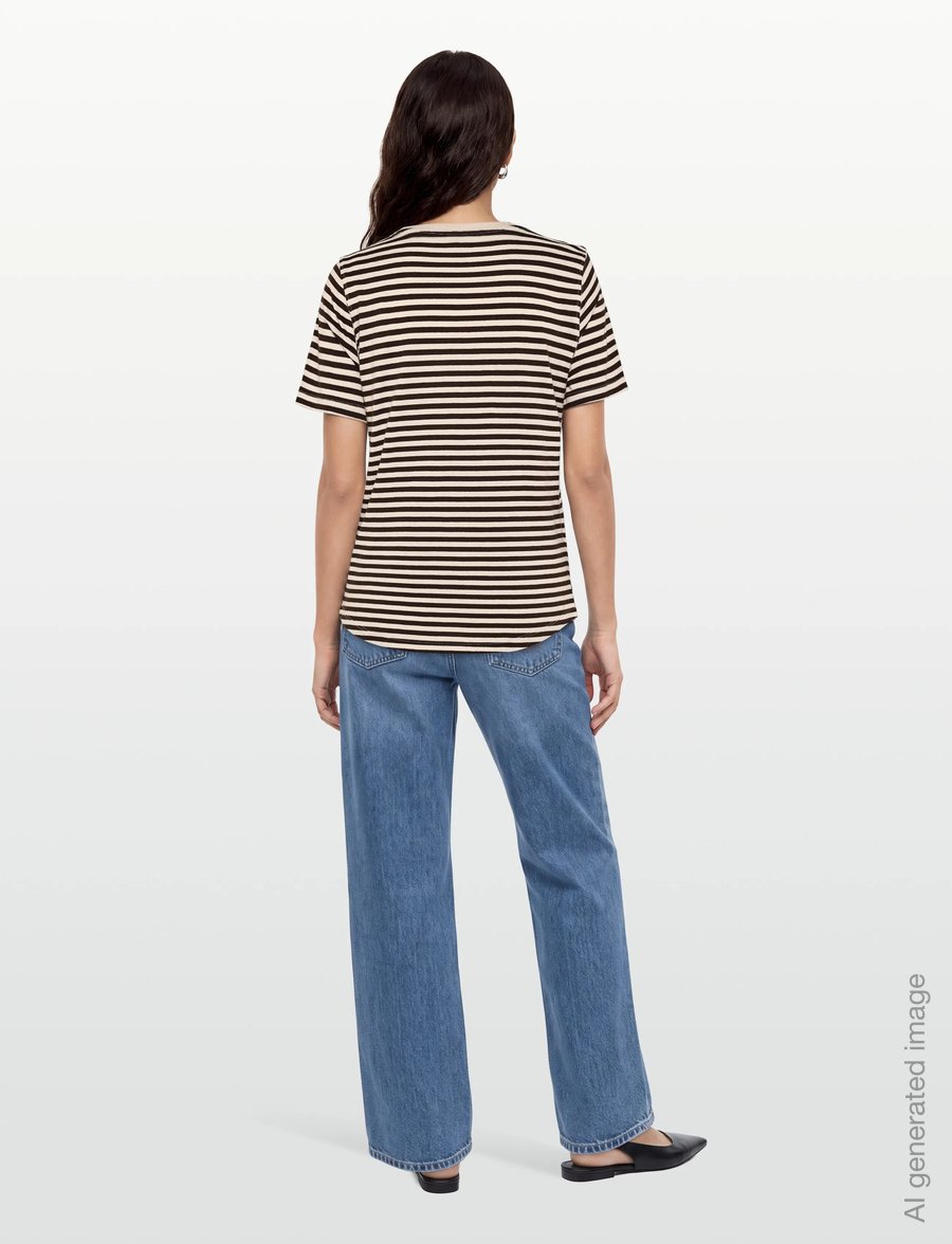 FREE/QUENT - FQMIAN-TEE - t-shirts - moonbeam w. mole - 4