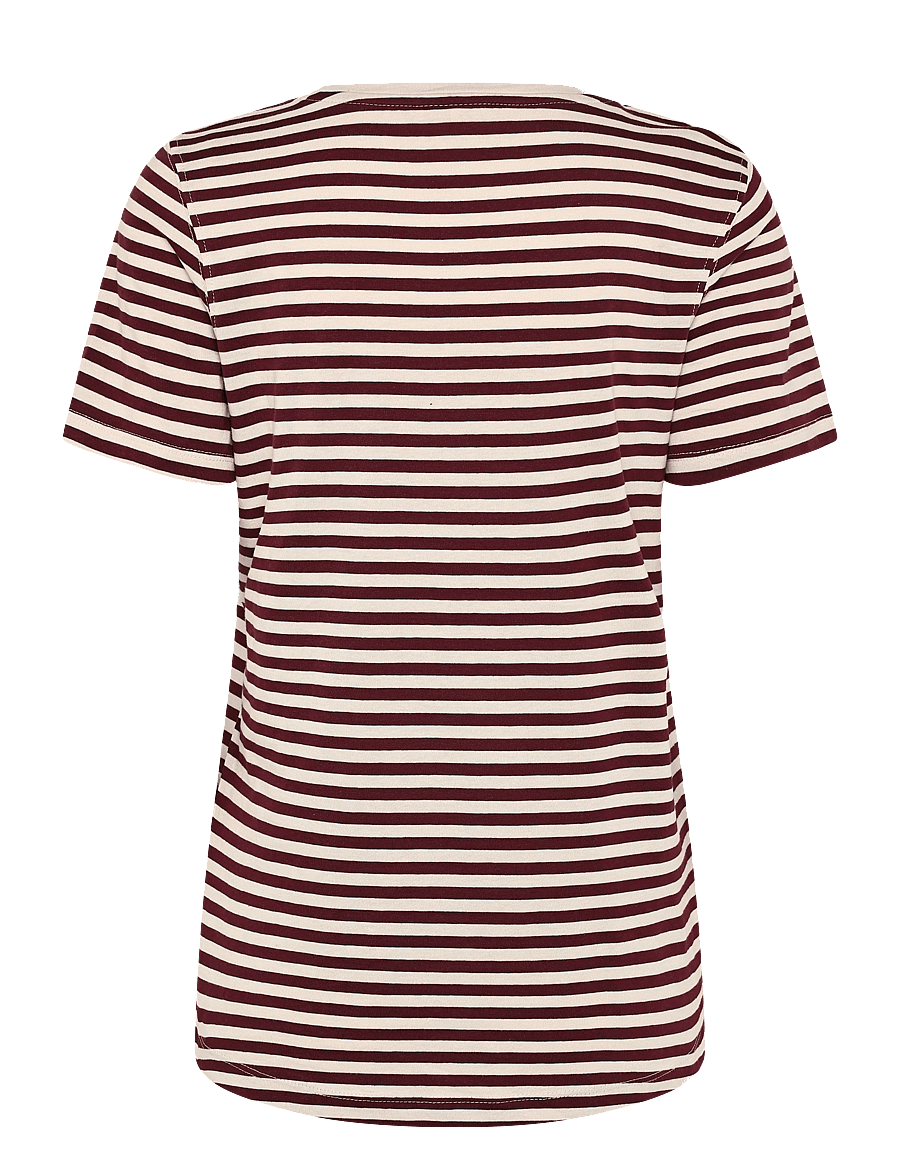 FREE/QUENT - FQMIAN-TEE - t-shirts - moonbeam w. port royale - 2