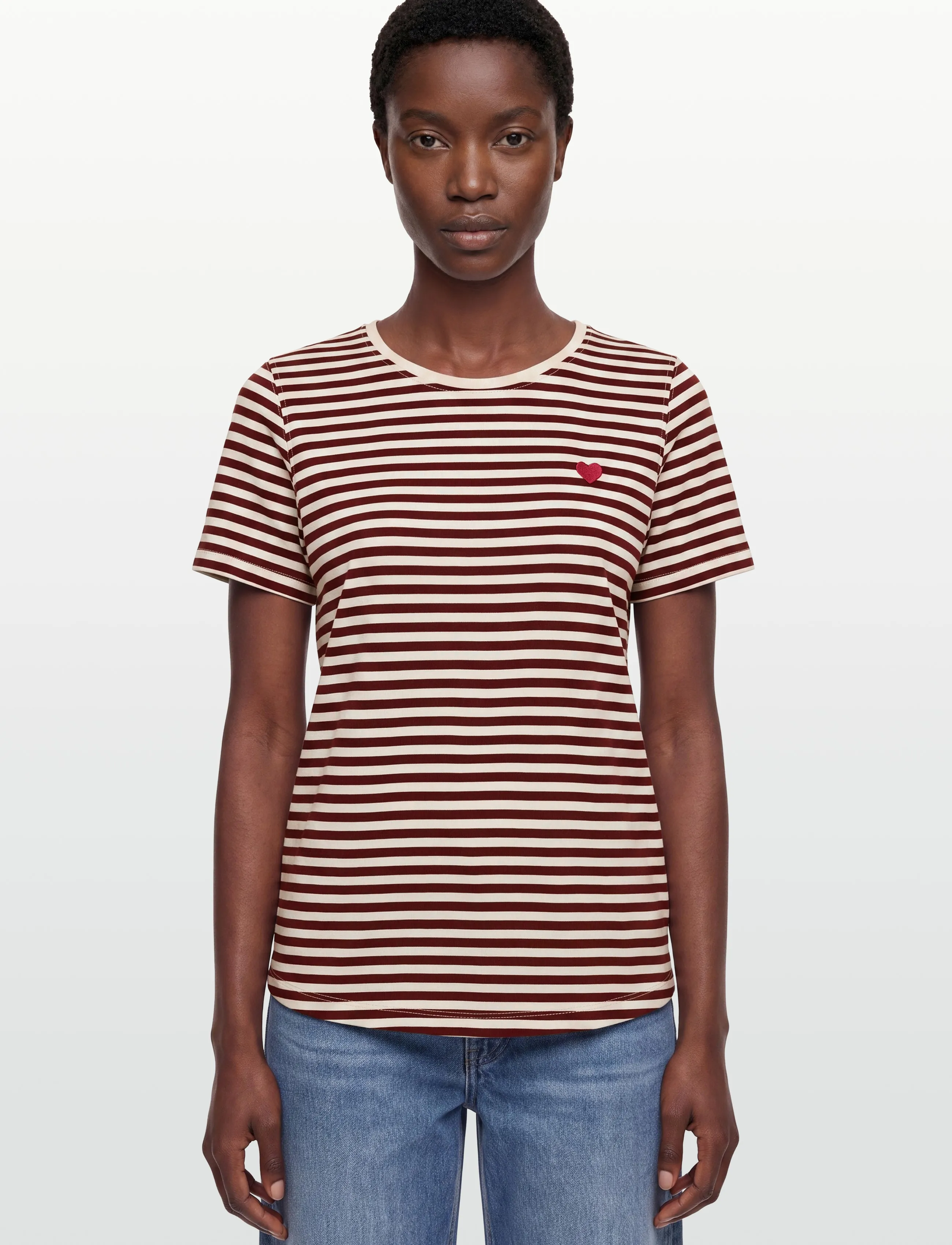 FREE/QUENT - FQMIAN-TEE - t-shirts - moonbeam w. port royale - 3