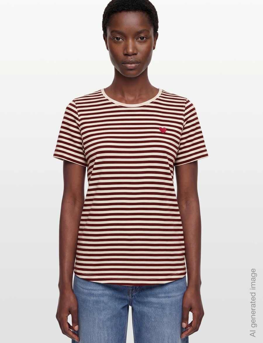 FREE/QUENT - FQMIAN-TEE - t-shirts - moonbeam w. port royale - 3