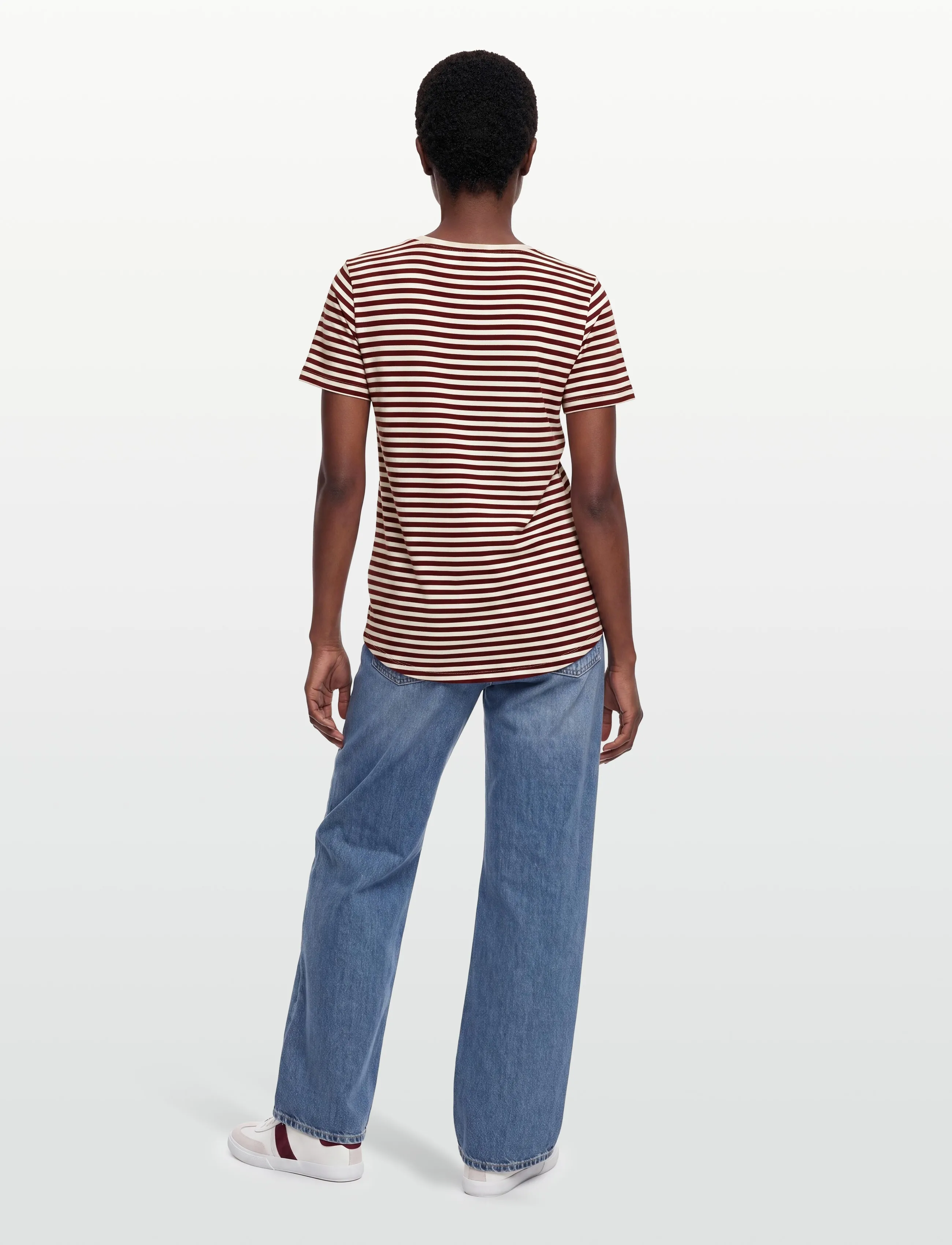 FREE/QUENT - FQMIAN-TEE - t-shirts - moonbeam w. port royale - 4
