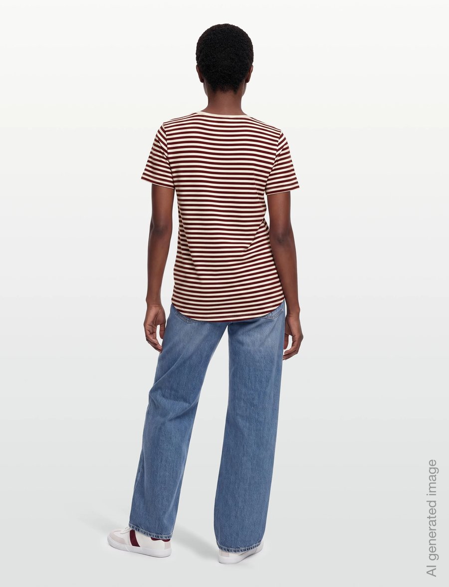 FREE/QUENT - FQMIAN-TEE - t-shirts - moonbeam w. port royale - 4