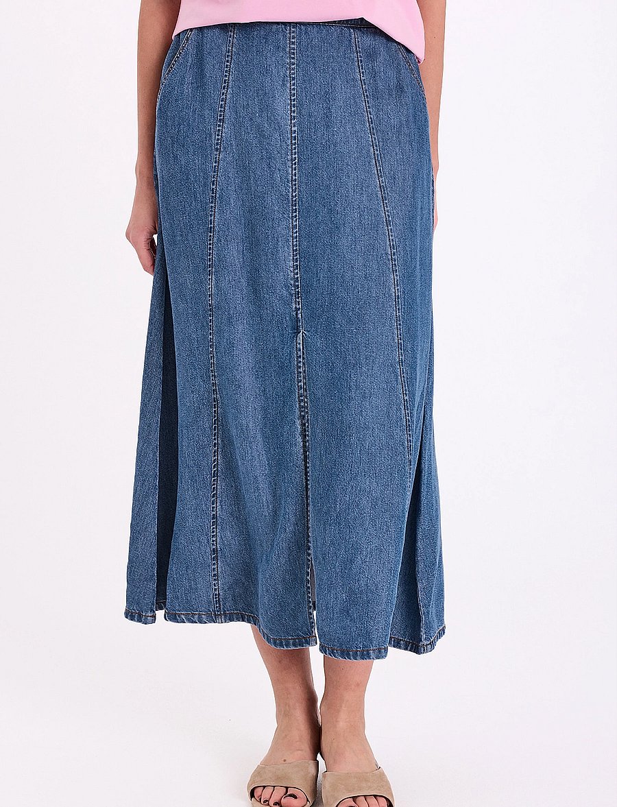 FREE/QUENT - FQMILO-SKIRT - denim skirts - medium blue denim - 3