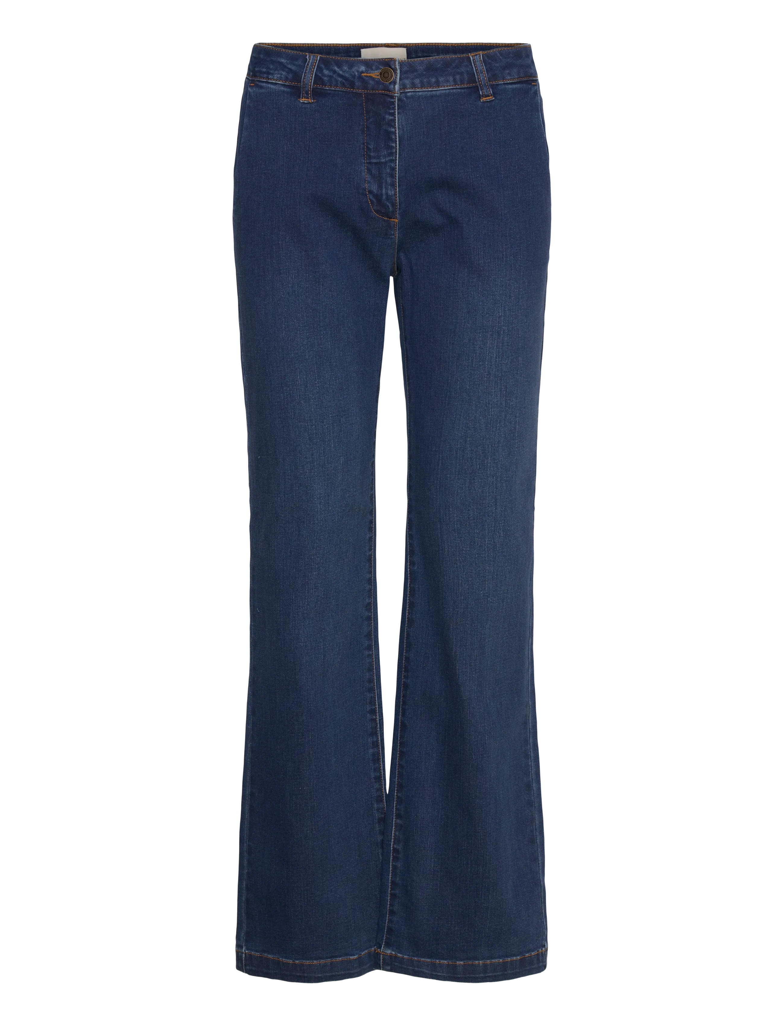 FREE/QUENT FQISADORA-PANTS - Bootcut jeans - MEDIUM BLUE DENIM / blue