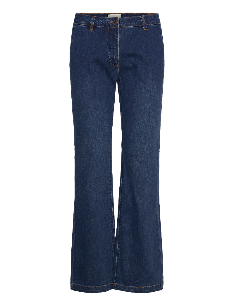 FREE/QUENT - FQISADORA-PANTS - bootcut jeans - medium blue denim - 0