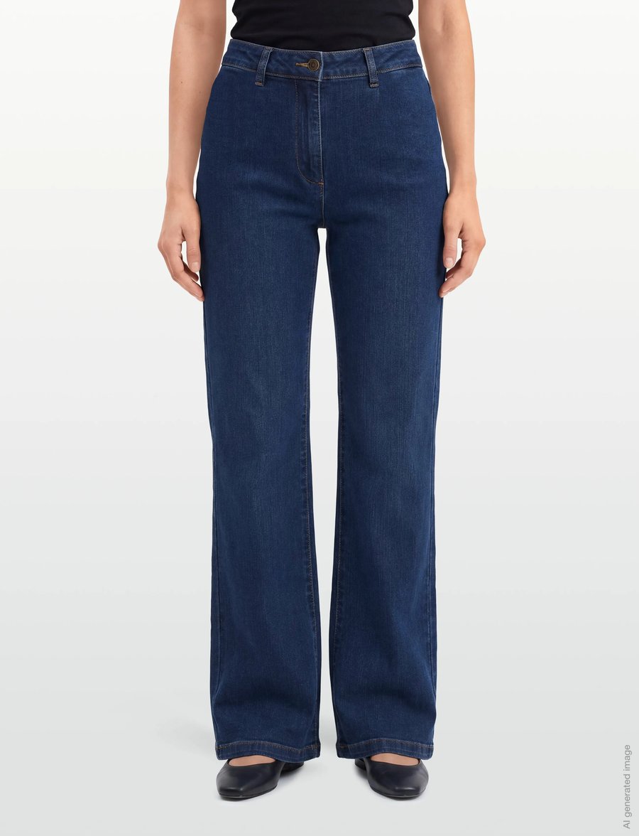 FREE/QUENT - FQISADORA-PANTS - bootcut jeans - medium blue denim - 3