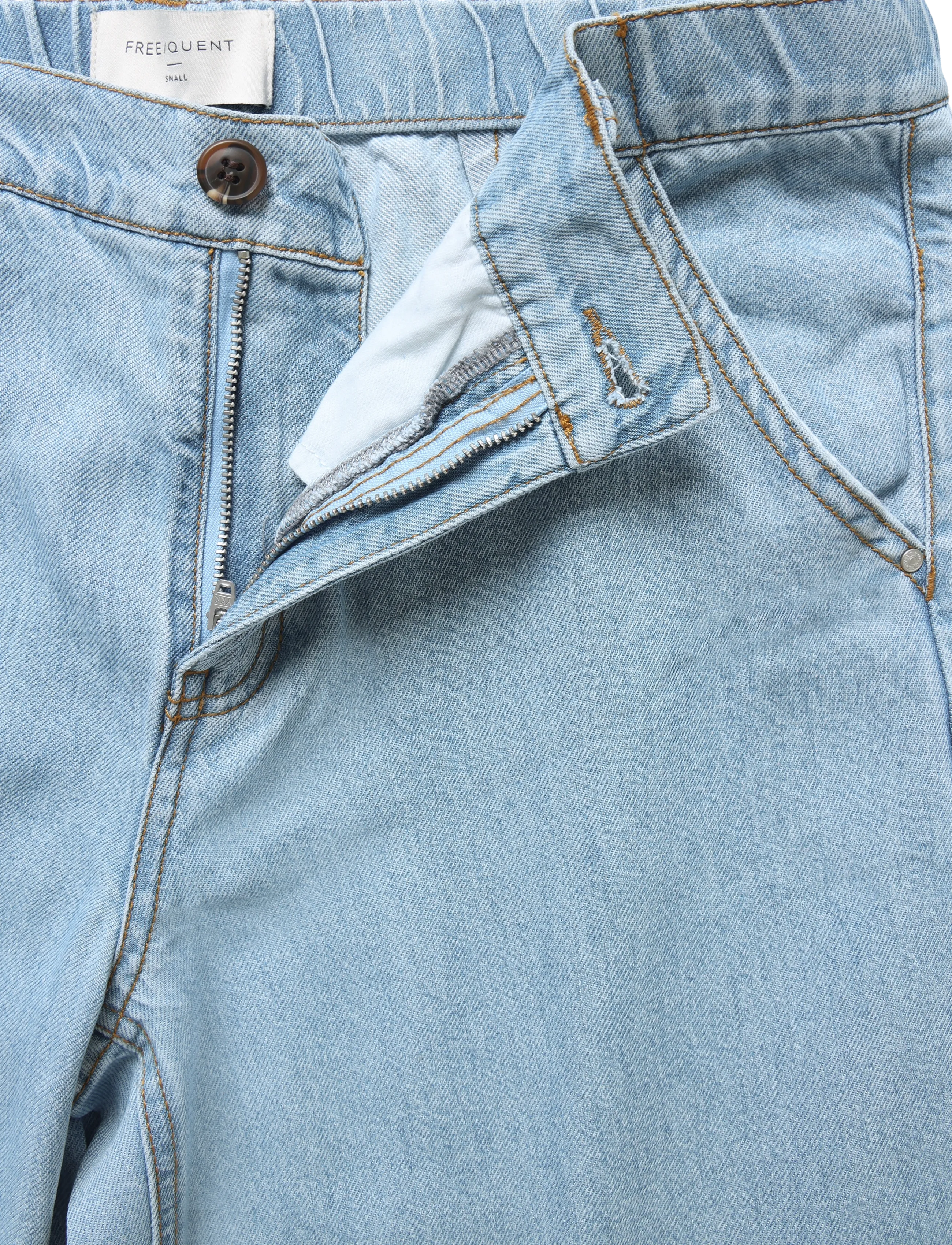 FREE/QUENT - FQMILO-PANTS - light blue denim - 1