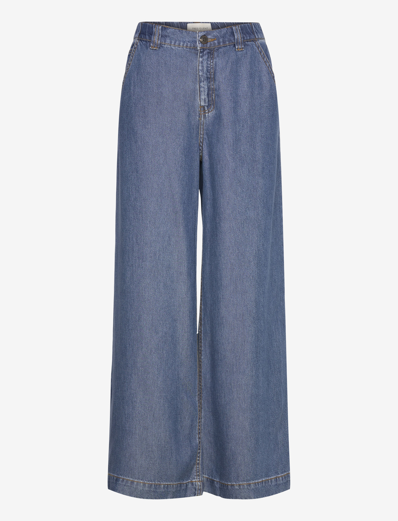 FREE/QUENT - FQMILO-PANTS - laia säärega teksad - medium blue denim - 0