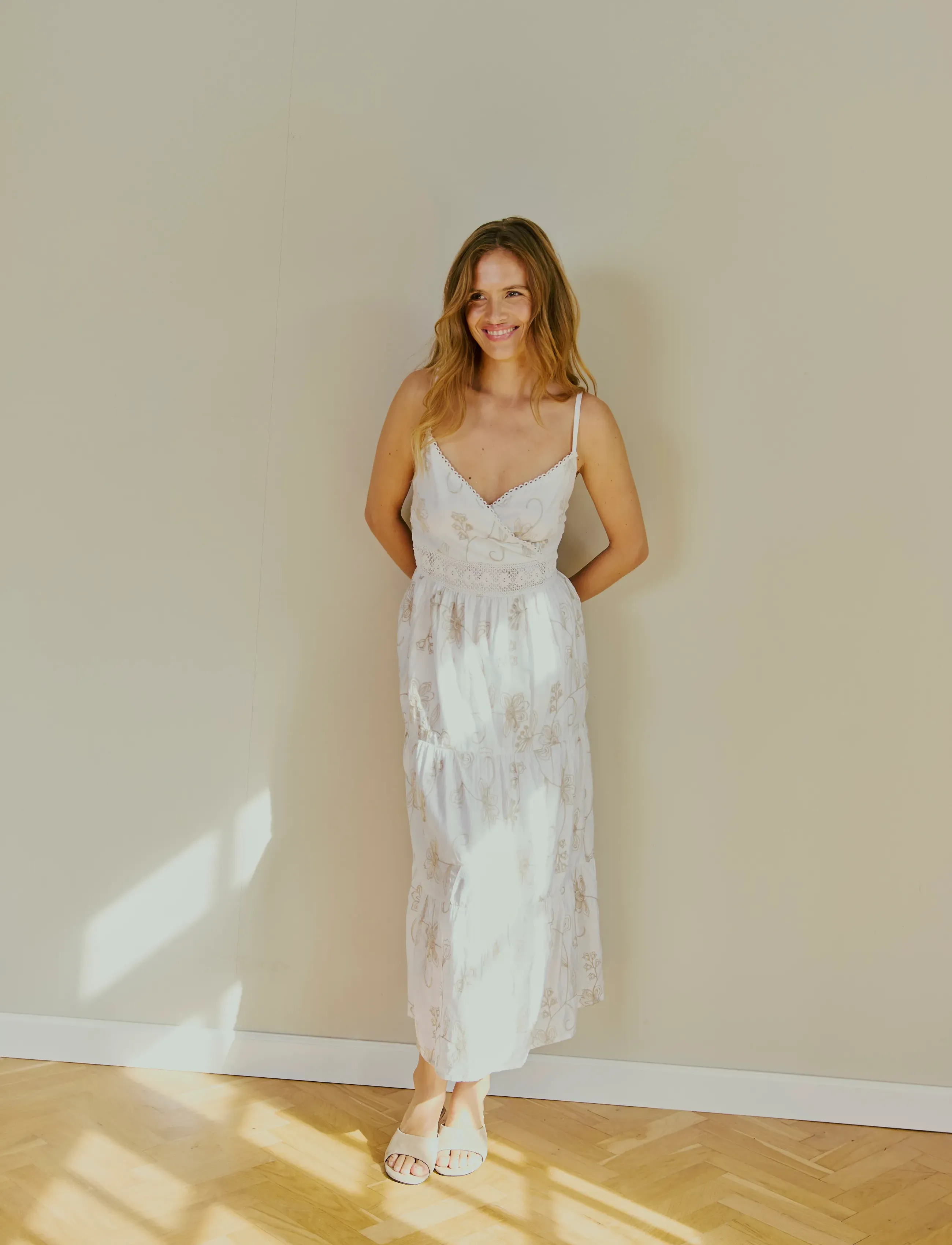 FREE/QUENT Fqjola-Dress, L, Dresses, Weiß - Maxi Dress, Frauen