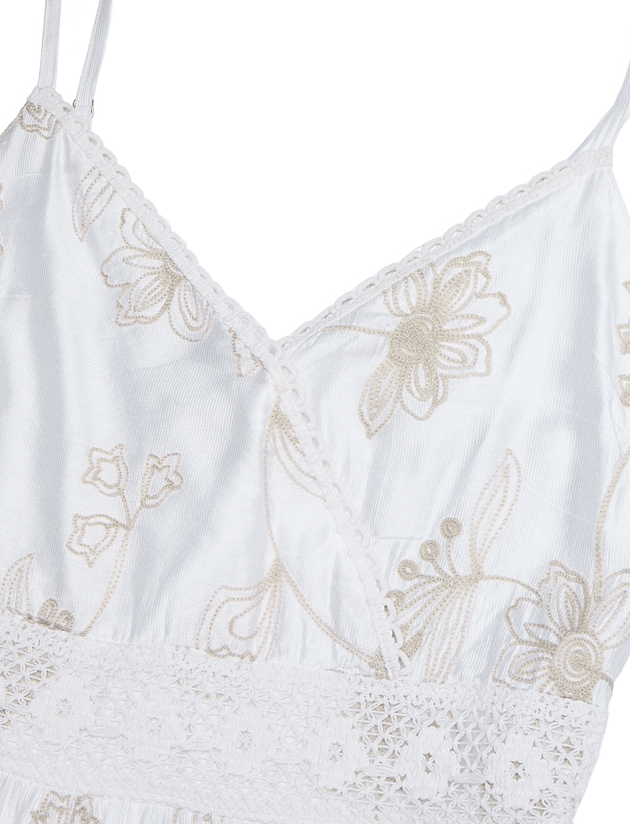 FREE/QUENT - FQJOLA-DRESS - brilliant white w. moonbeam - 5