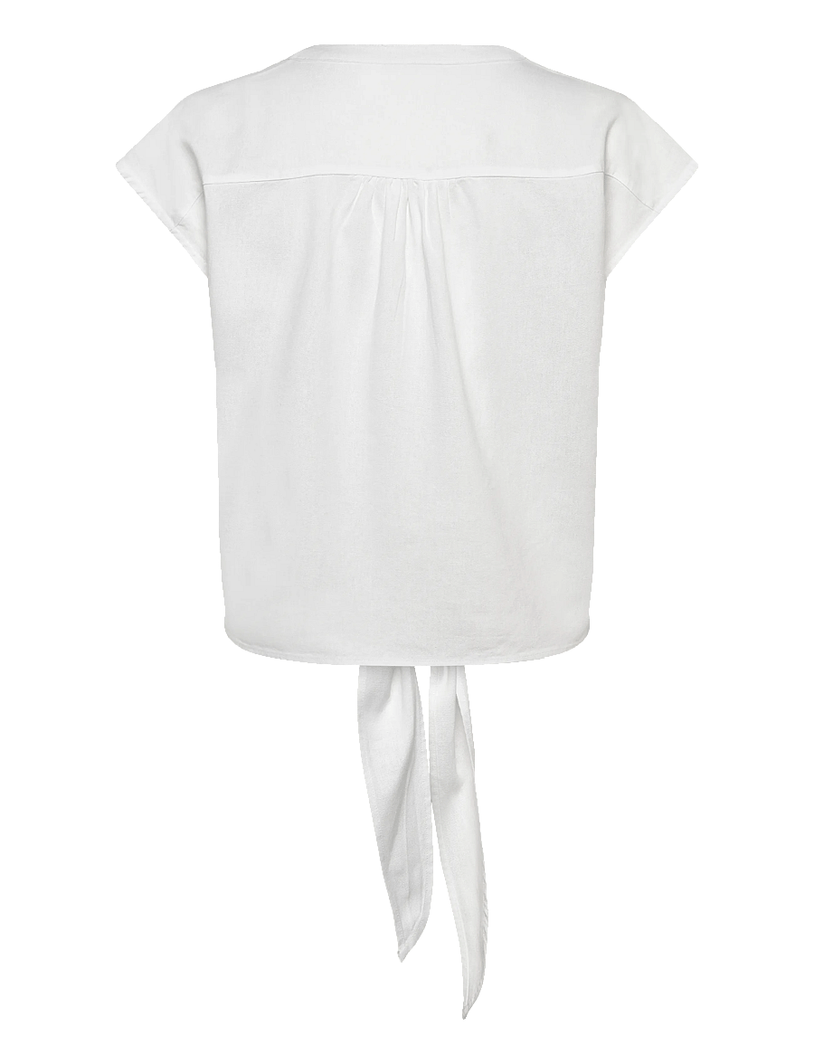 FREE/QUENT - FQLAVISCO-BLOUSE - blouses met korte mouwen - brilliant white - 1