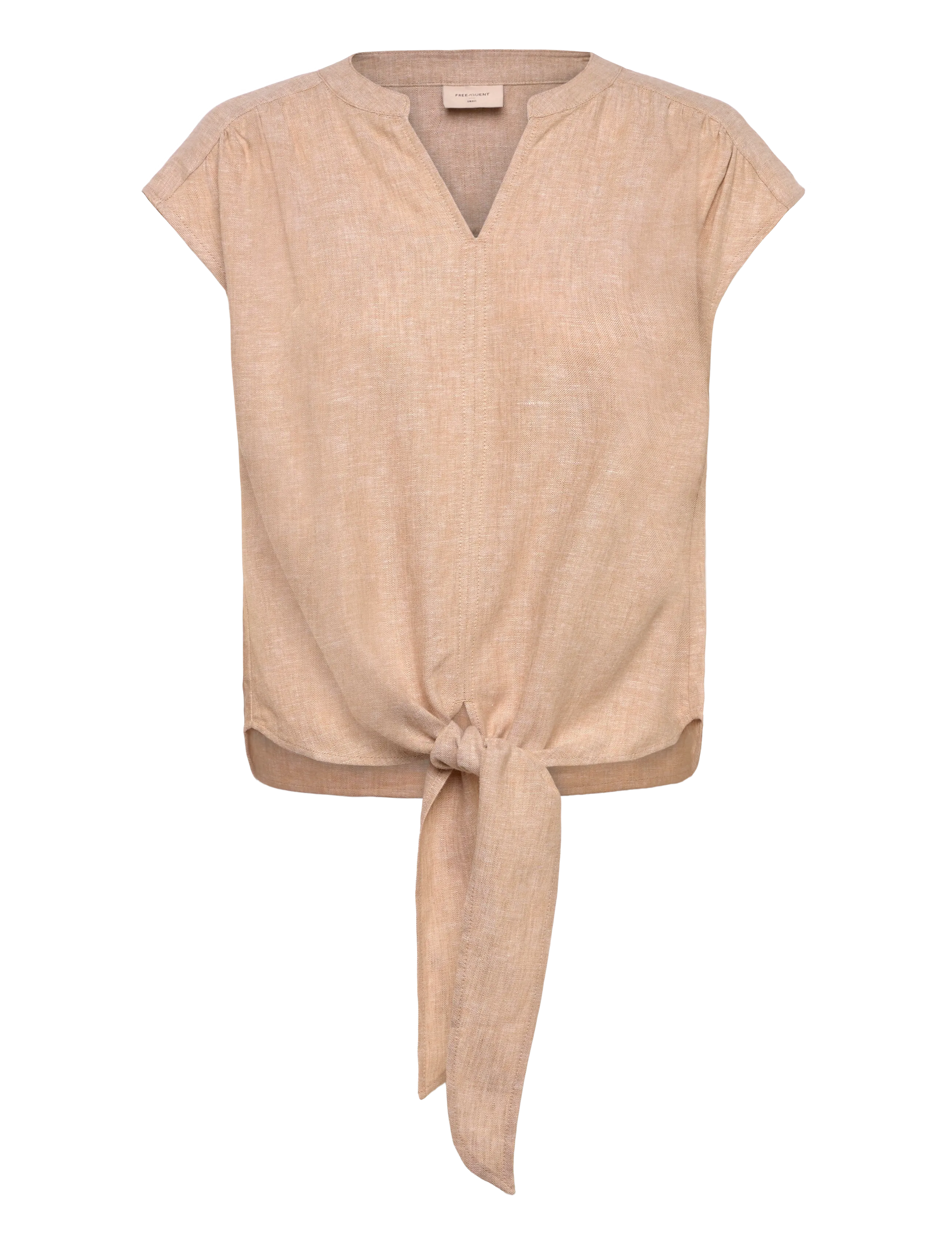 FREE/QUENT FQLAVISCO-BLOUSE - Kläder - SAND MELANGE / beige