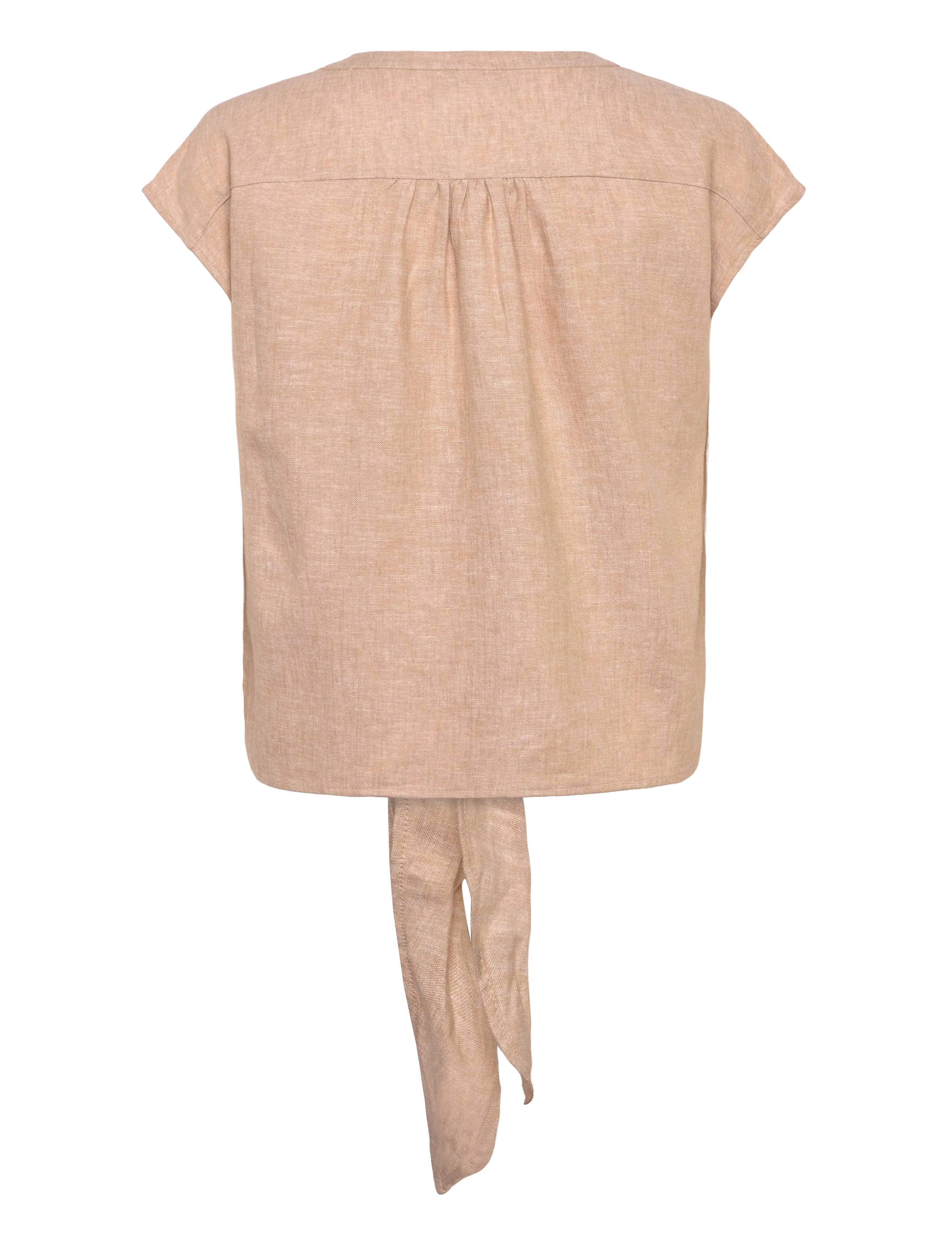 FREE/QUENT - FQLAVISCO-BLOUSE - short-sleeved blouses - sand melange - 1