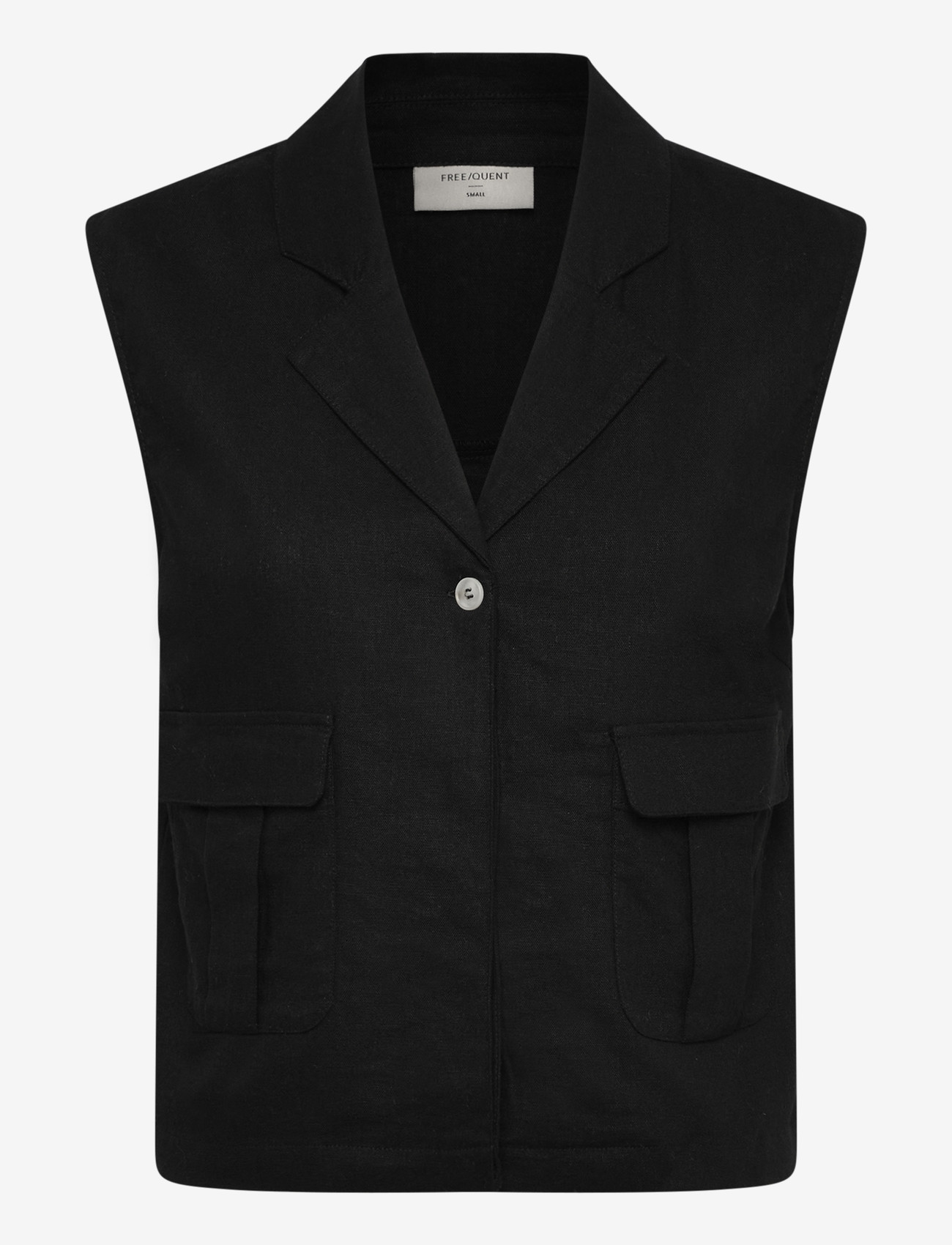 FREE/QUENT - FQLAVA-WAISTCOAT - veste - black - 1