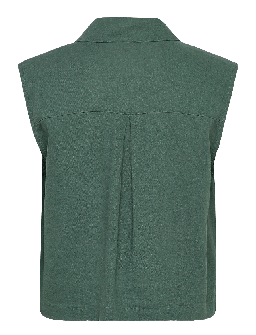 FREE/QUENT - FQLAVA-WAISTCOAT - westen - dark forest - 1