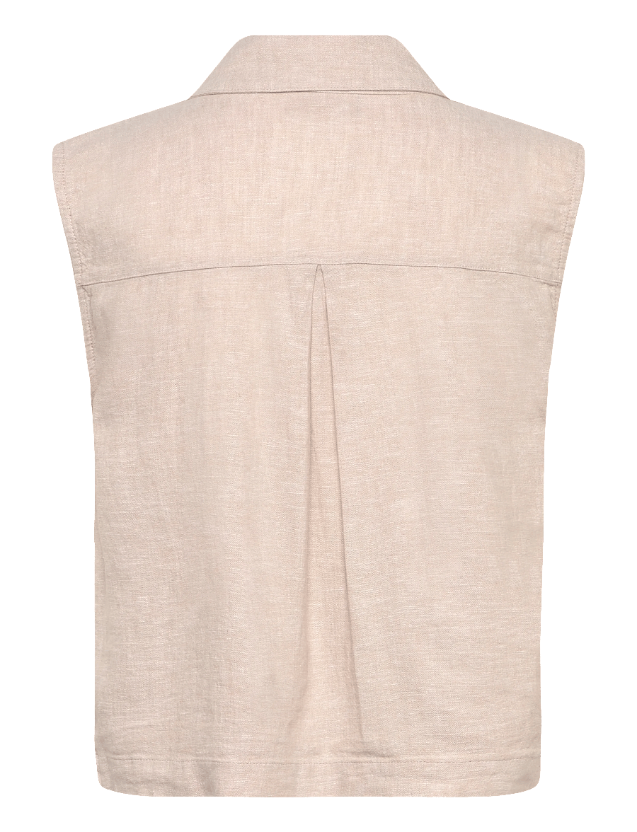 FREE/QUENT - FQLAVA-WAISTCOAT - kostymvästar - moonbeam melange - 1