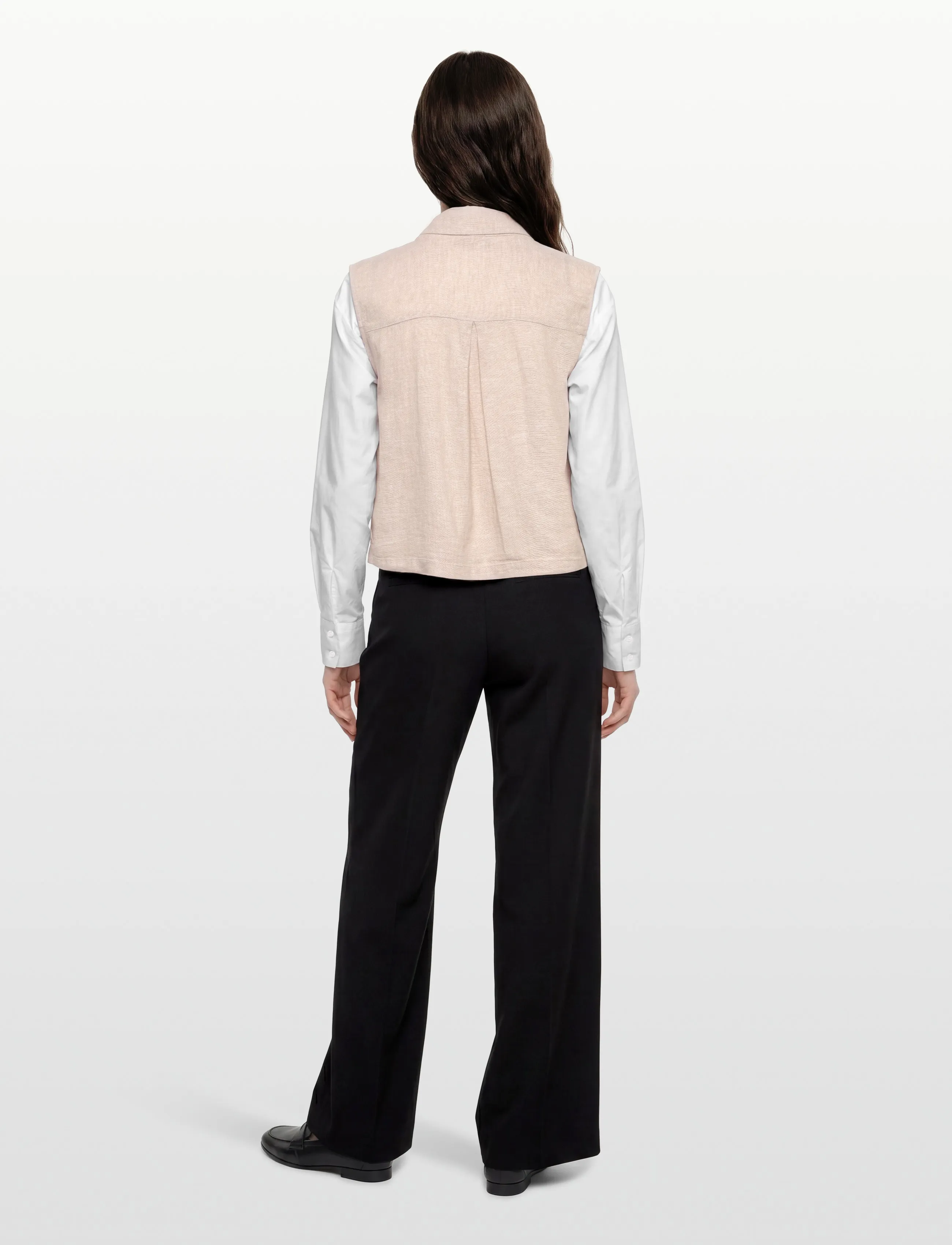 FREE/QUENT - FQLAVA-WAISTCOAT - party wear at outlet prices - moonbeam melange - 4