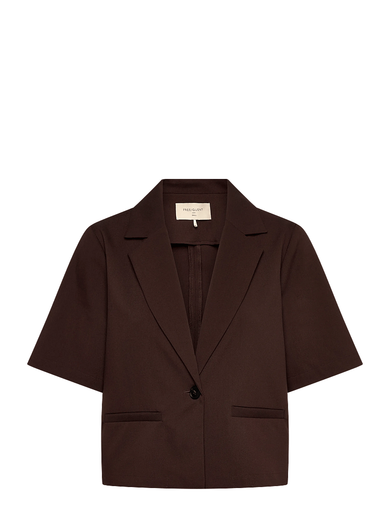 FREE/QUENT - FQMAEVE-BLAZER - cropped-blazer - coffee bean - 0