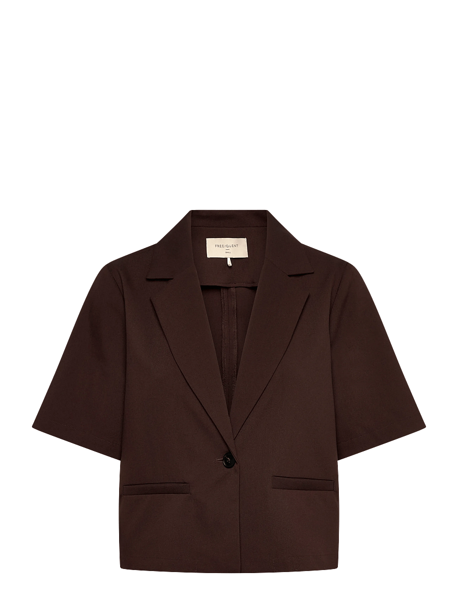 FREE/QUENT - FQMAEVE-BLAZER - cropped-blazer - coffee bean - 0