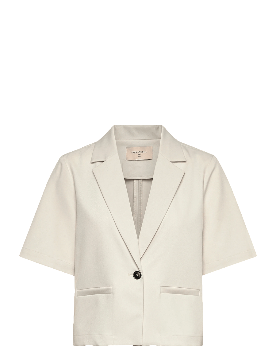 FREE/QUENT - FQMAEVE-BLAZER - cropped blazers - moonbeam - 1