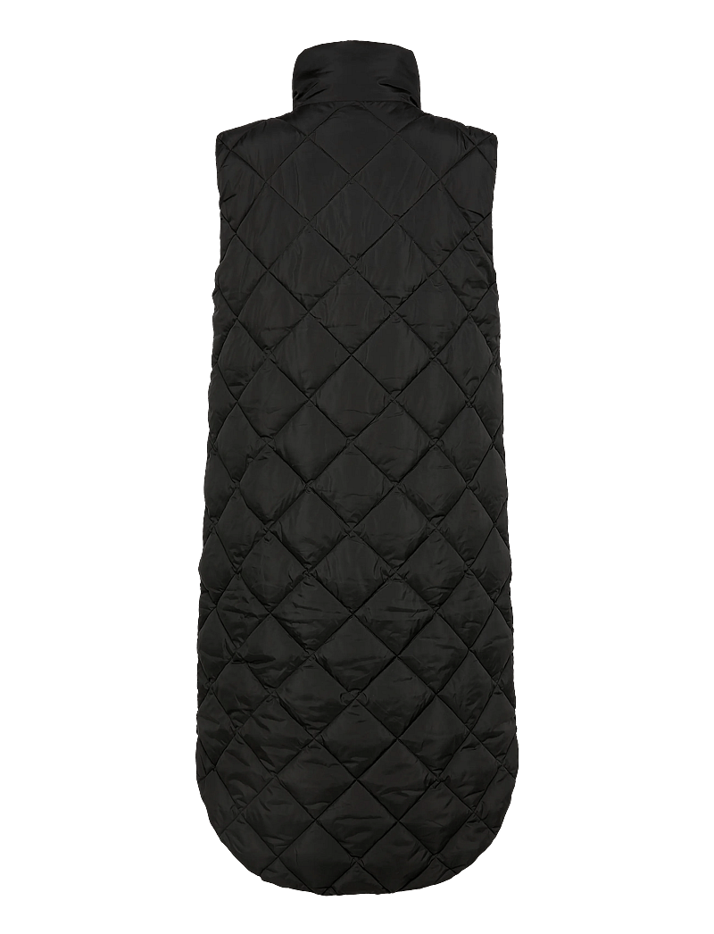 FREE/QUENT - FQOLGA-WAISTCOAT - forårsjakker - black - 1