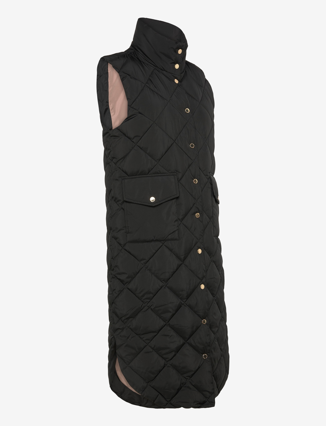 FREE/QUENT - FQOLGA-WAISTCOAT - forårsjakker - black - 2