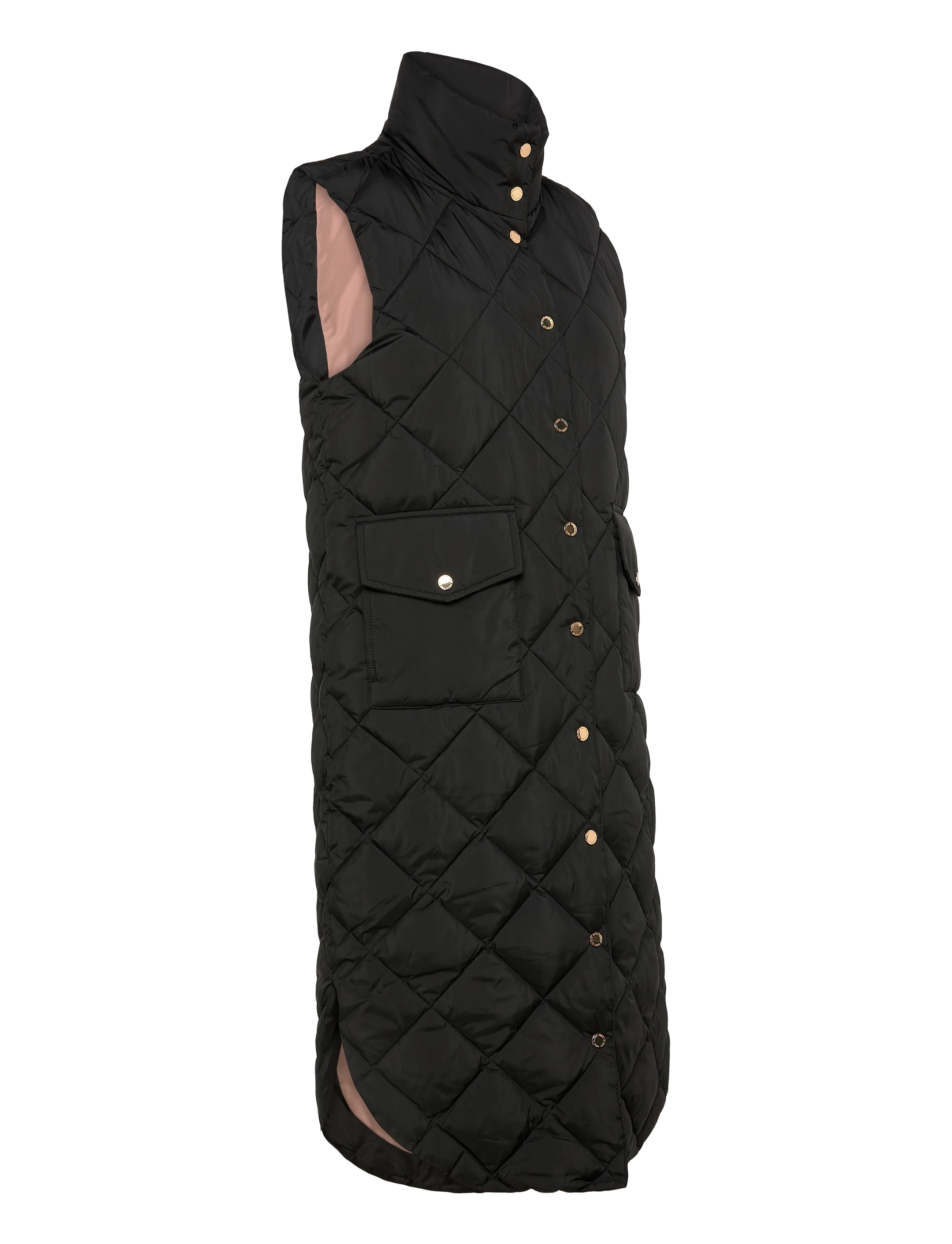FREE/QUENT - FQOLGA-WAISTCOAT - lentejassen - black - 2