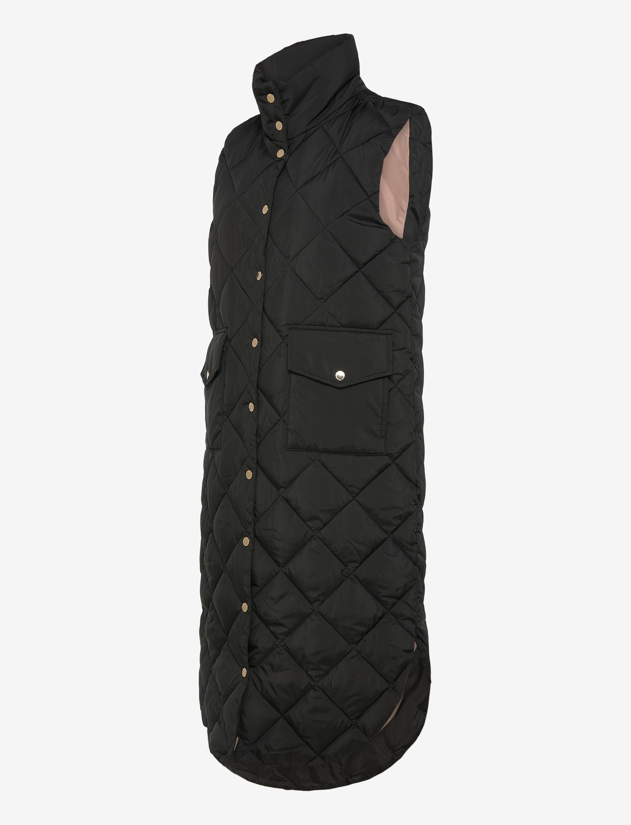 FREE/QUENT - FQOLGA-WAISTCOAT - forårsjakker - black - 3