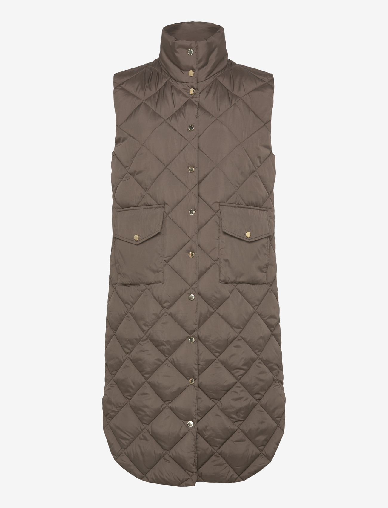 FREE/QUENT - FQOLGA-WAISTCOAT - vorjakkar - morel - 0