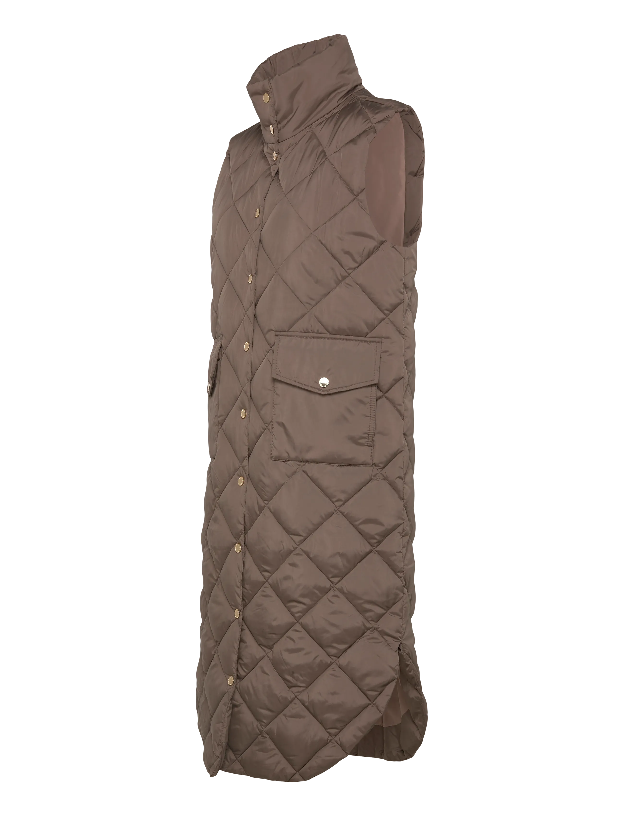 FREE/QUENT - FQOLGA-WAISTCOAT - kevadjoped - morel - 2