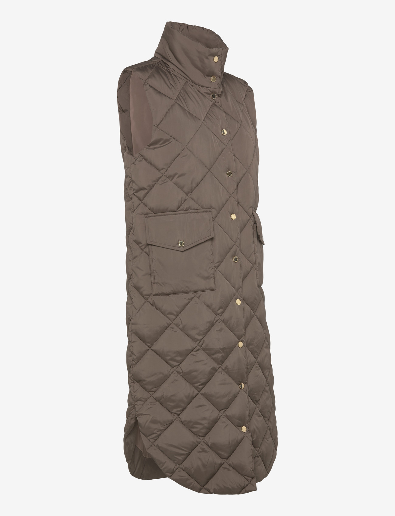 FREE/QUENT - FQOLGA-WAISTCOAT - vorjakkar - morel - 3
