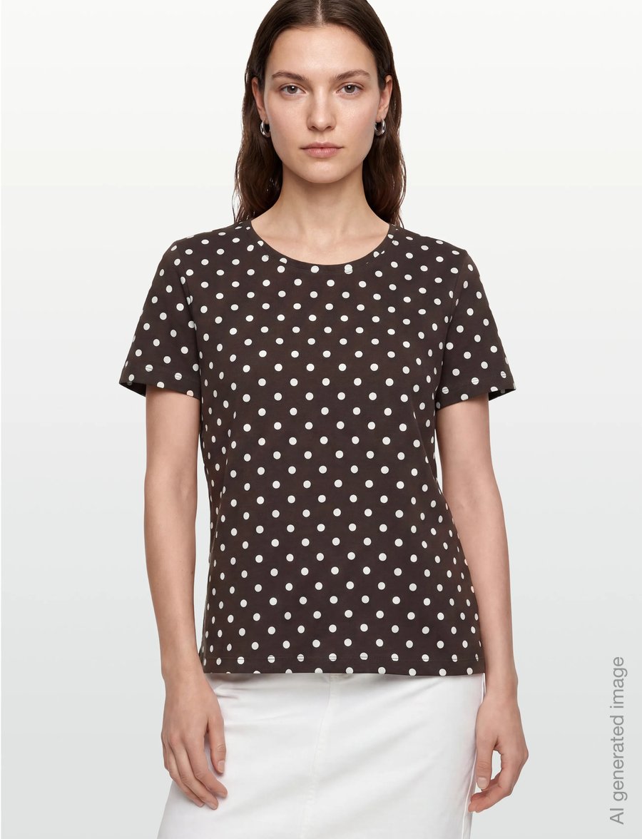 FREE/QUENT - FQVIVA-TEE - t-särgid - coffee bean w. brilliant white - 3